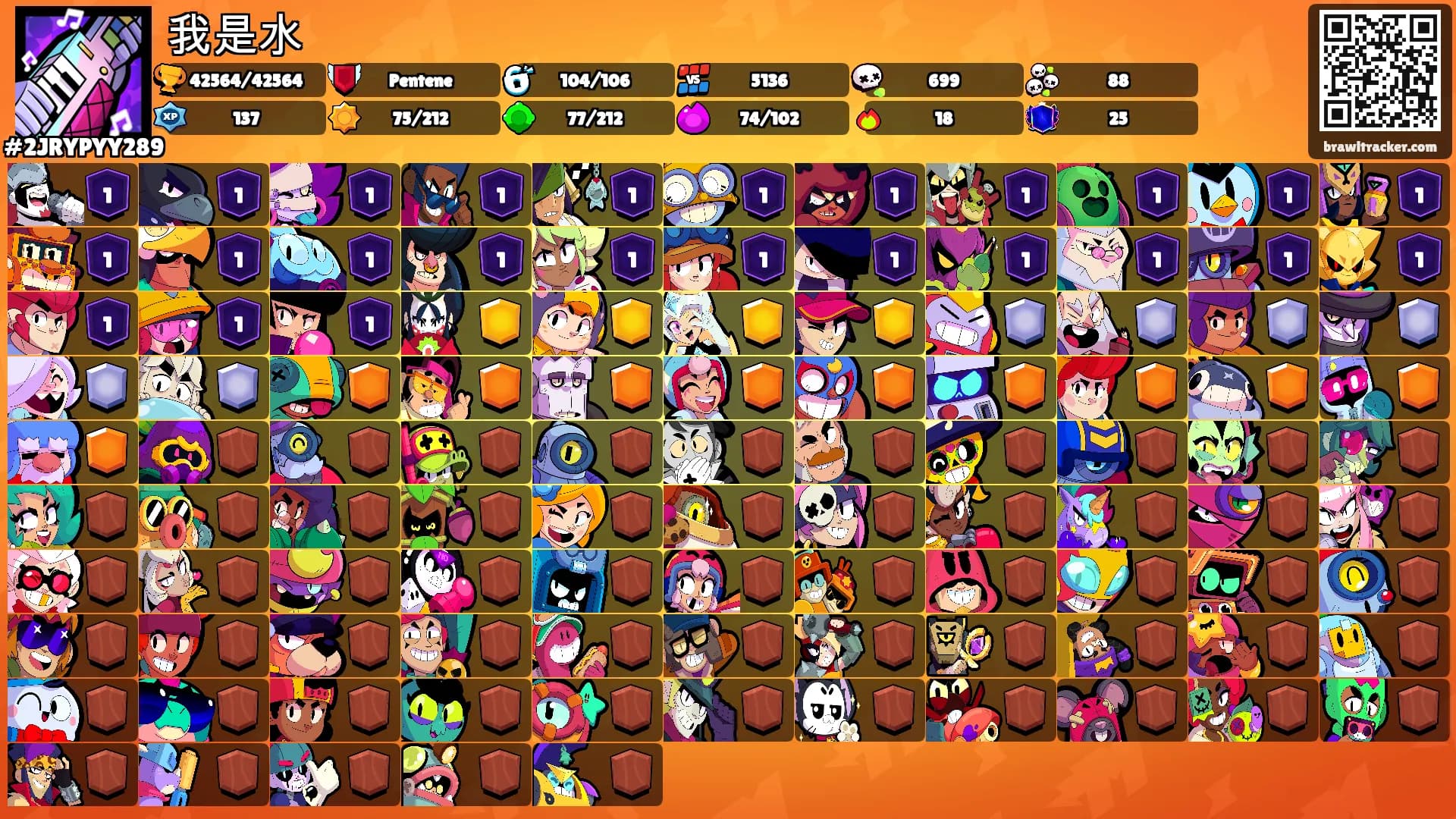 我是水's Ranks