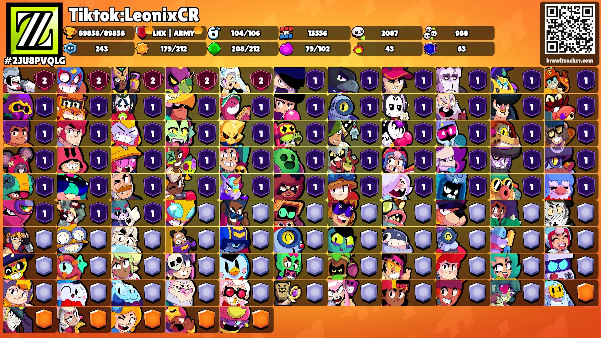 Tiktok:LeonixCR's Ranks