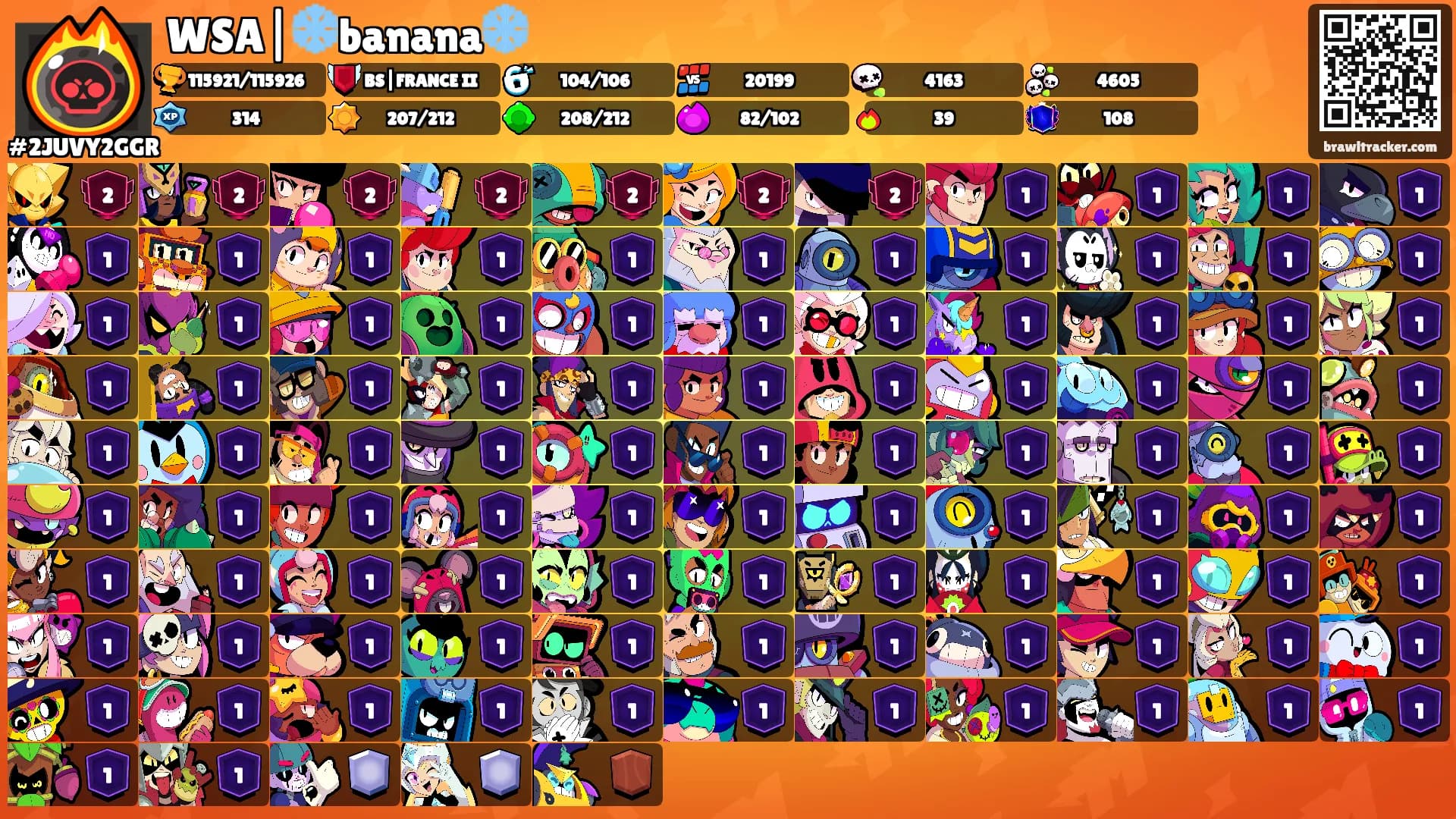 WSA|❄️banana❄️'s Ranks