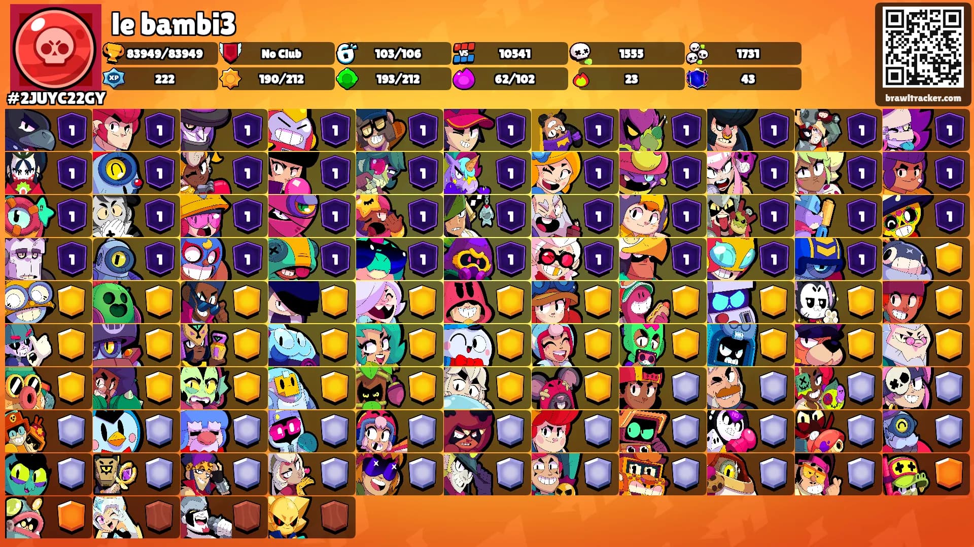 le bambi3's Ranks