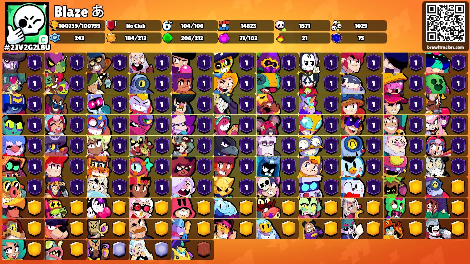 Blaze あ's Ranks