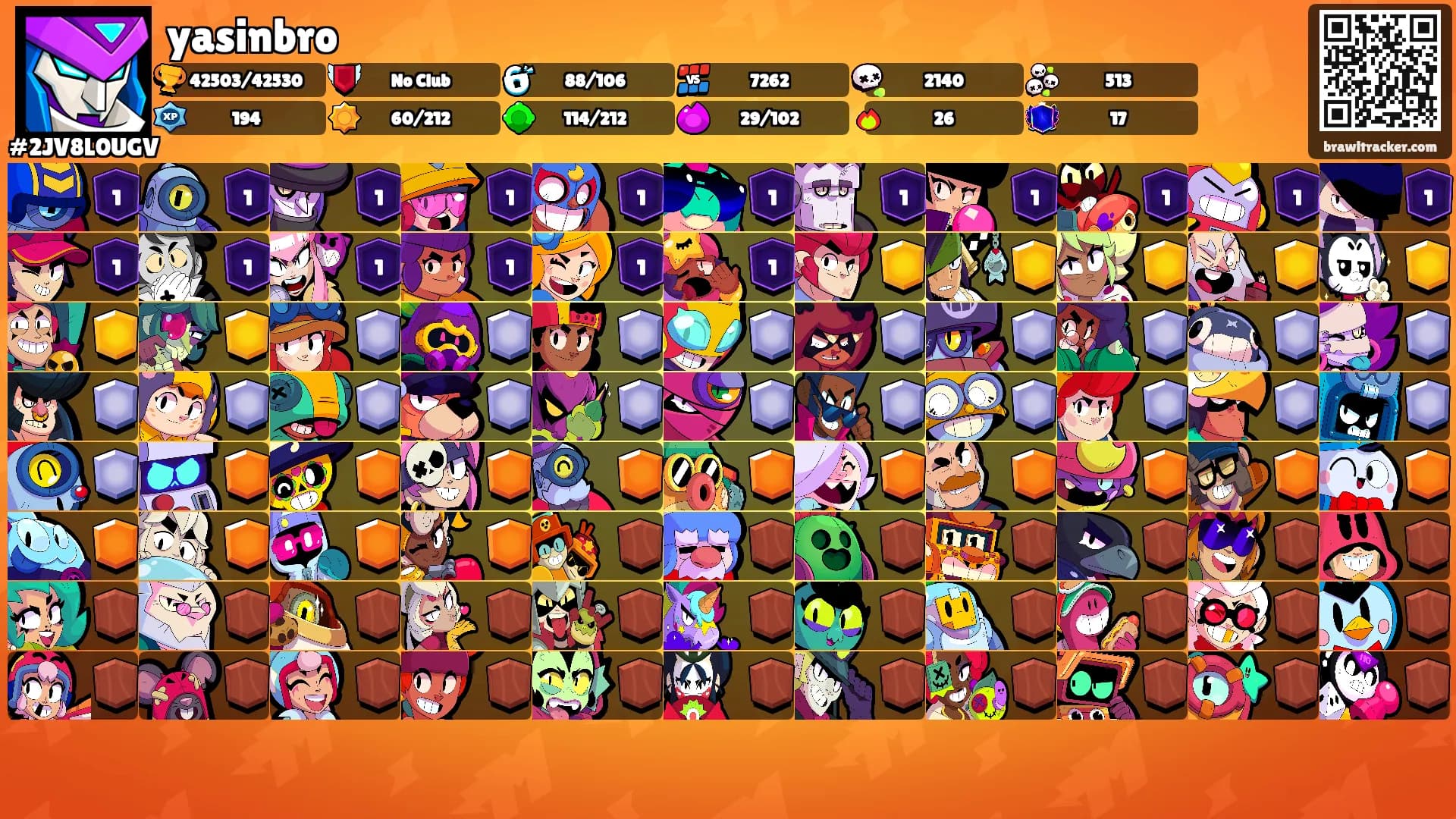 yasinbro's Ranks