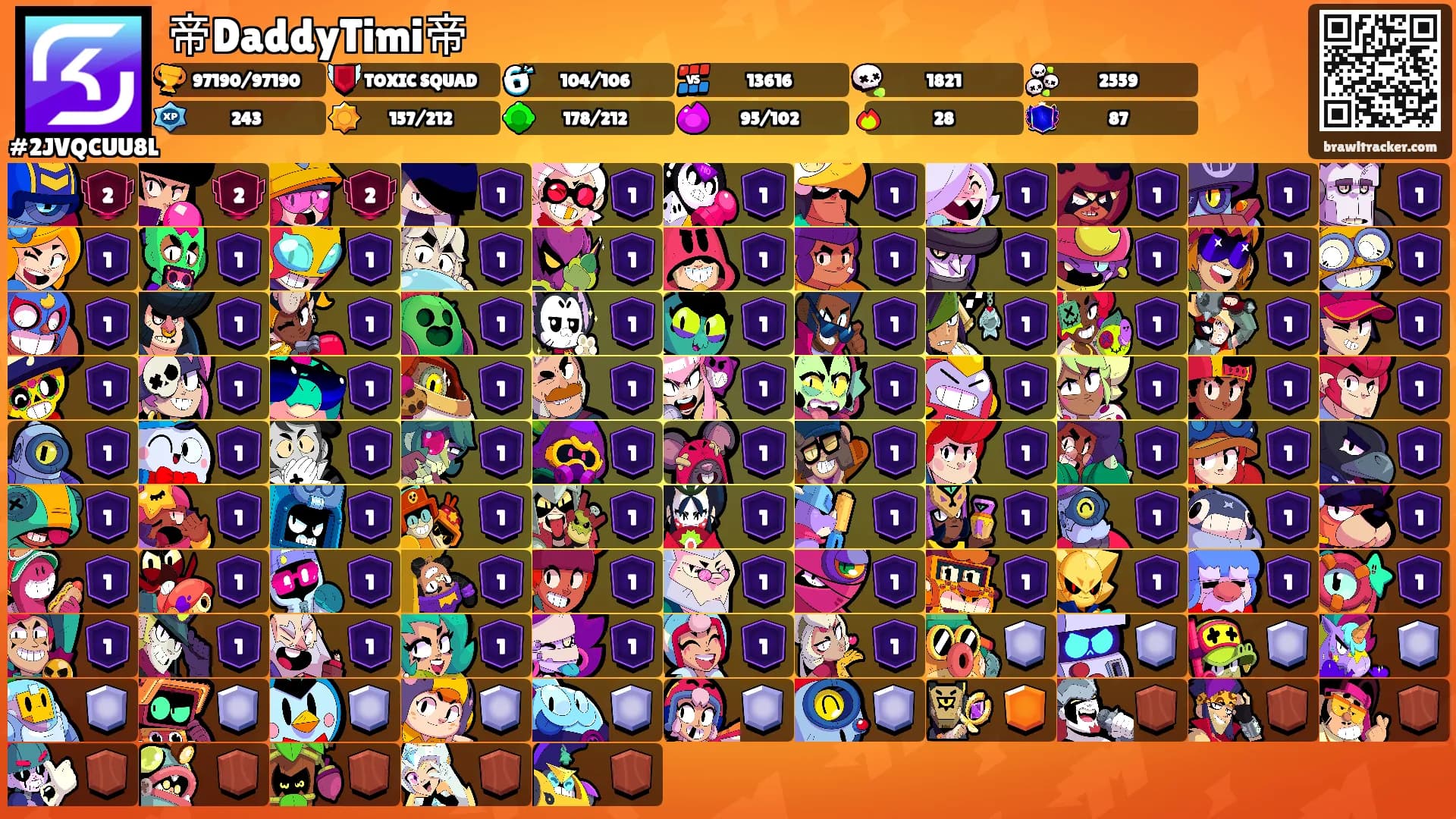 帝DaddyTimi帝's Ranks
