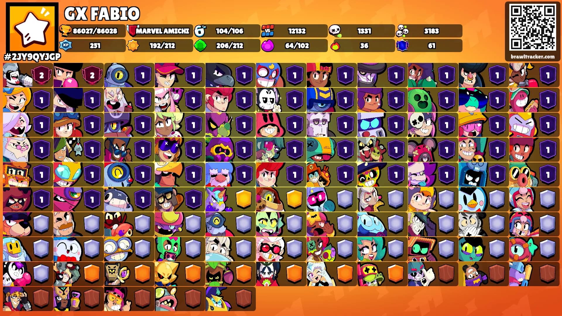 GX FABIO's Ranks