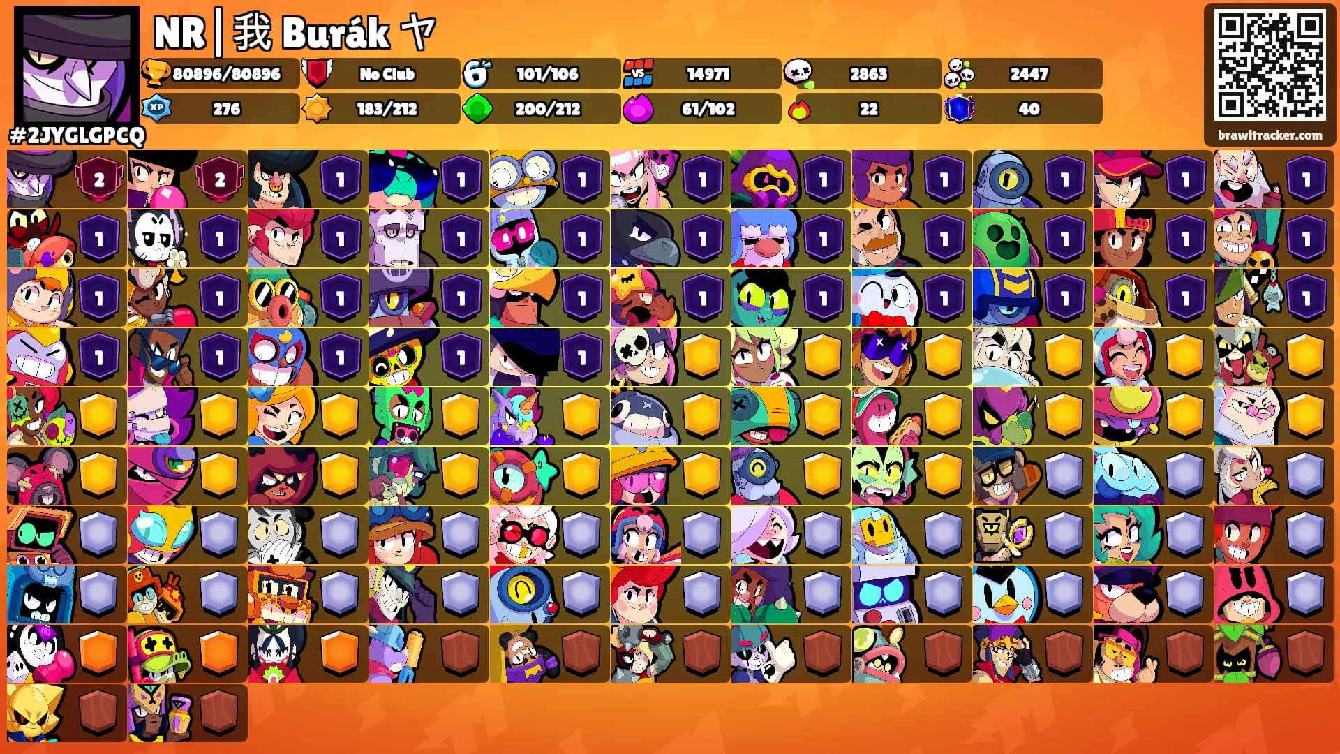 NR|我 Burák ヤ's Ranks