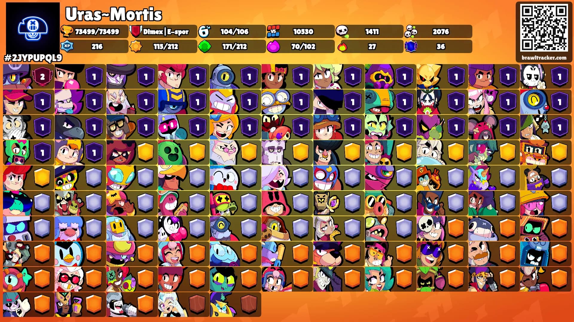 Uras~Mortis's Ranks