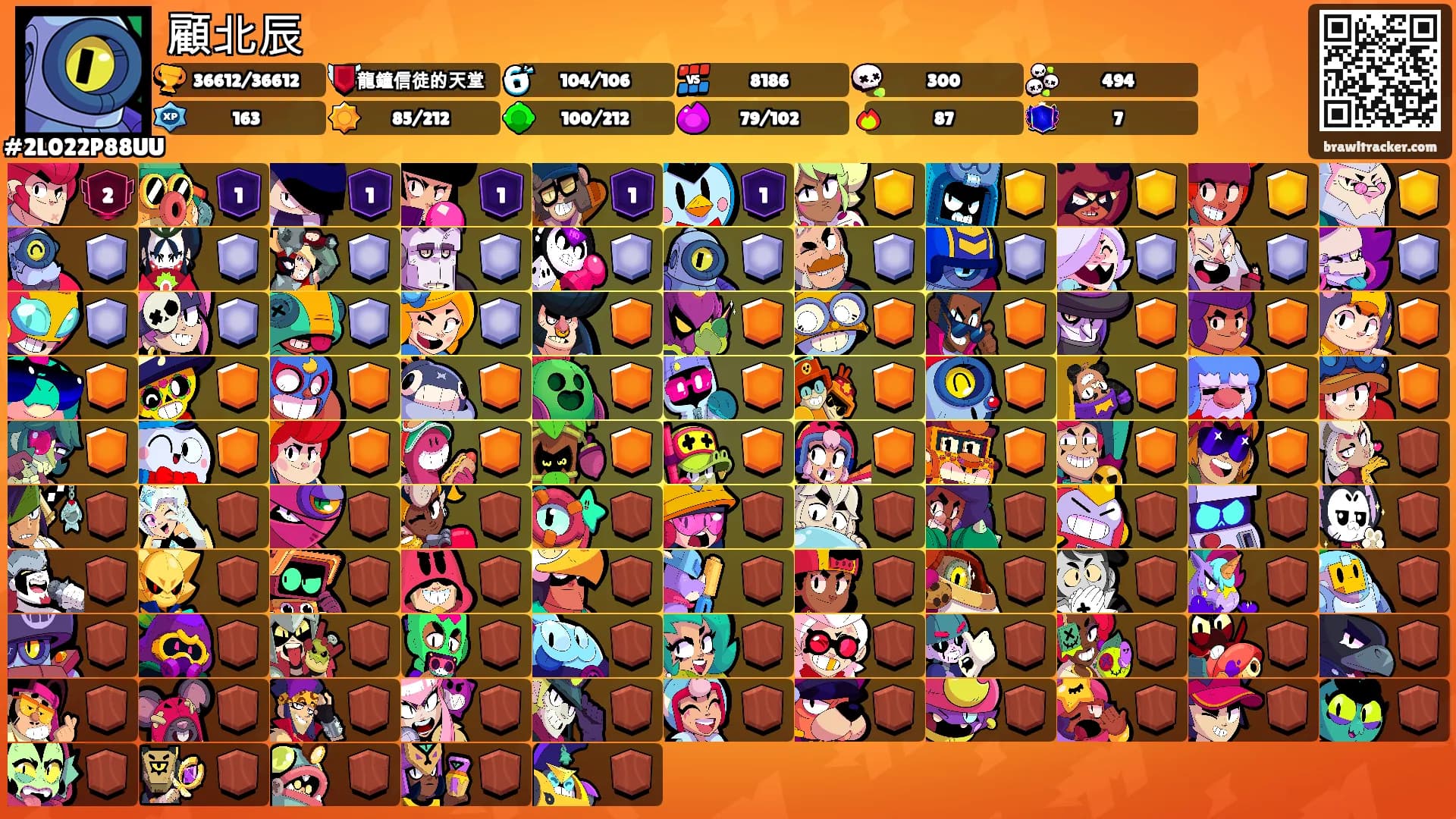 顧北辰's Ranks