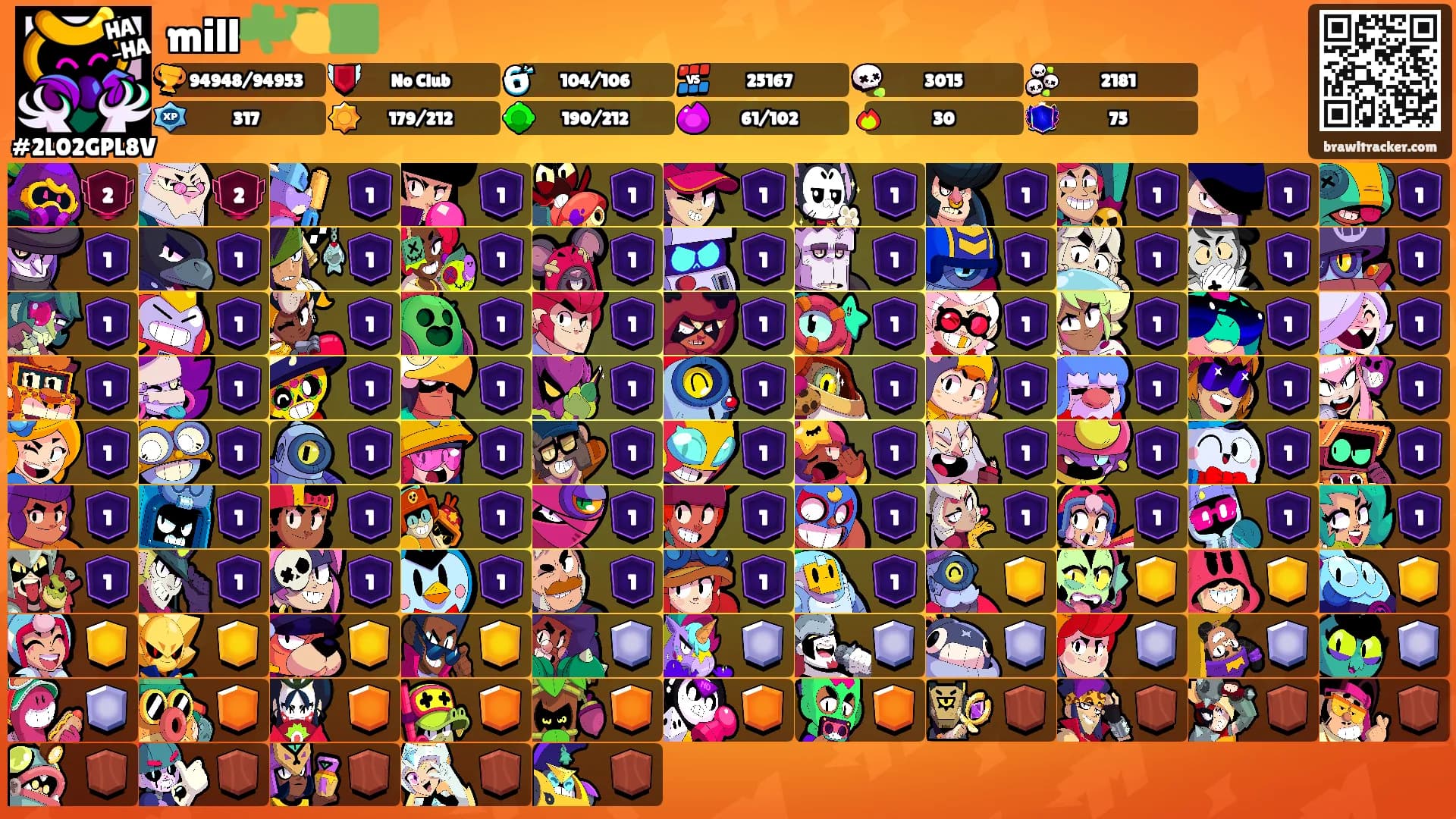 mill☘️🍋‍🟩's Ranks