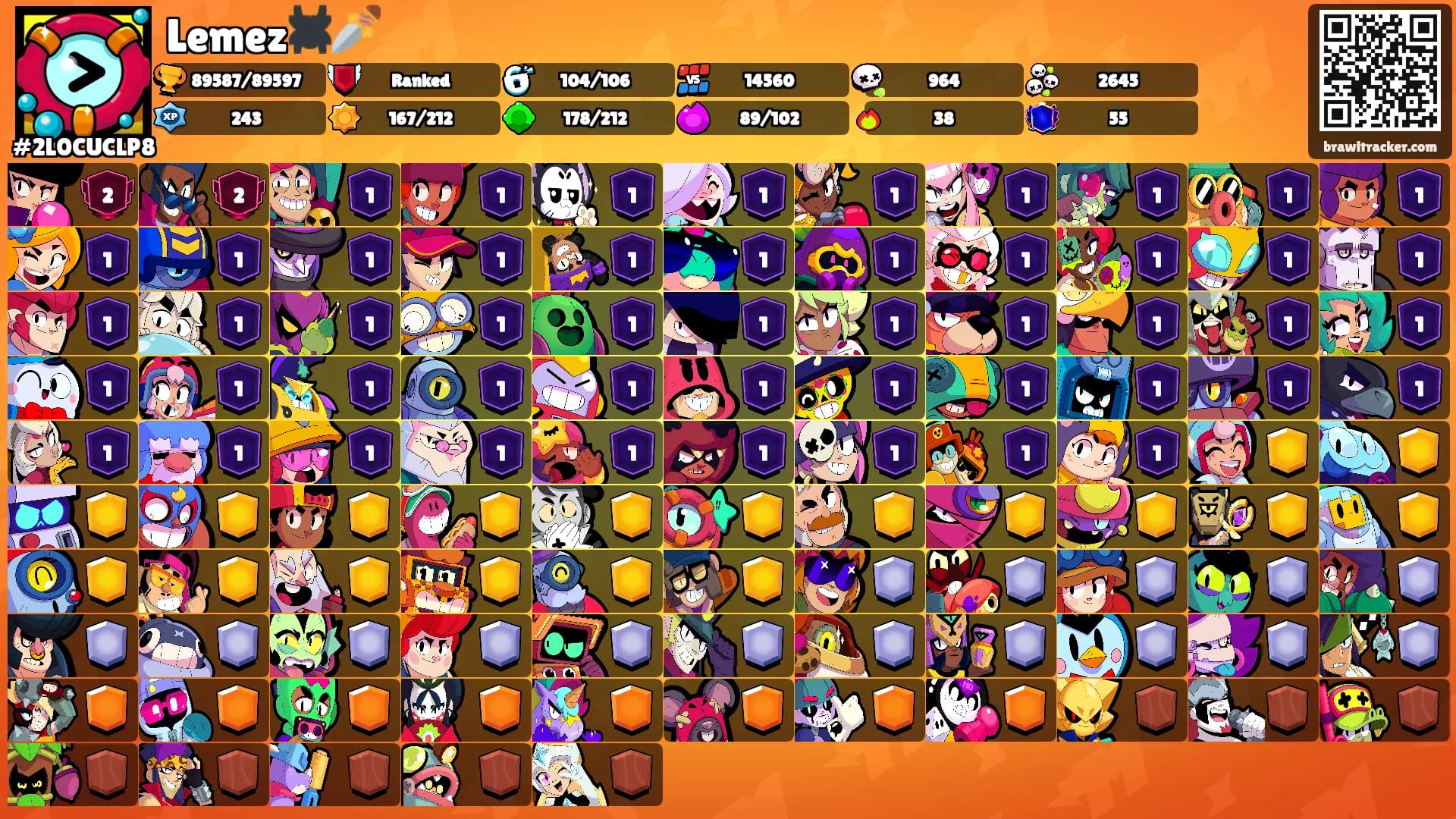 Lemez🕷️🗡️'s Ranks