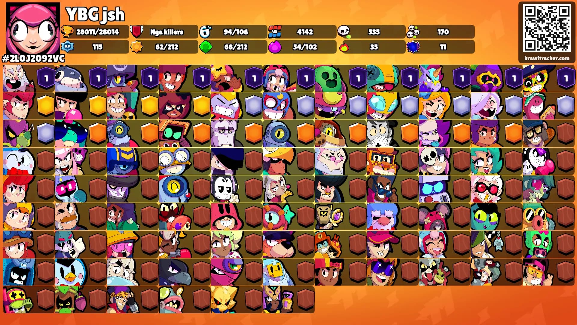 YBG jsh's Ranks