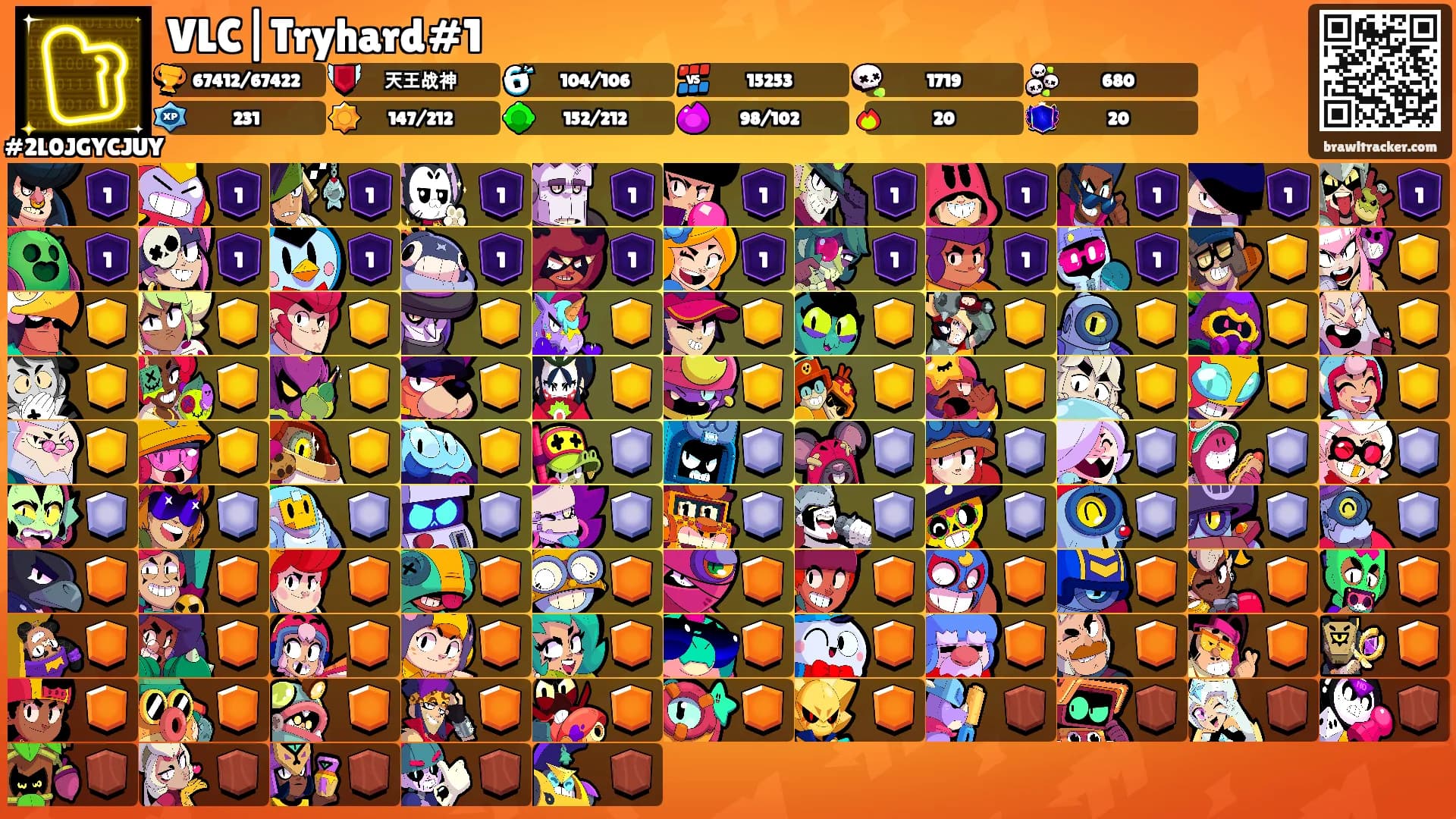 VLC|Tryhard#1's Ranks