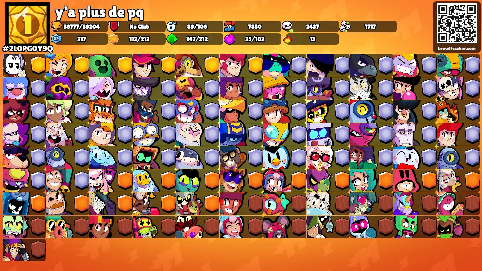 y'a plus de pq's Ranks