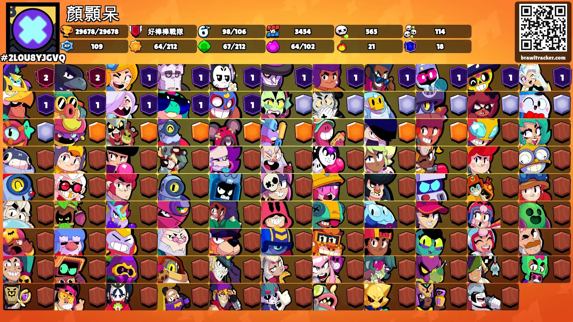 顏顥呆's Ranks