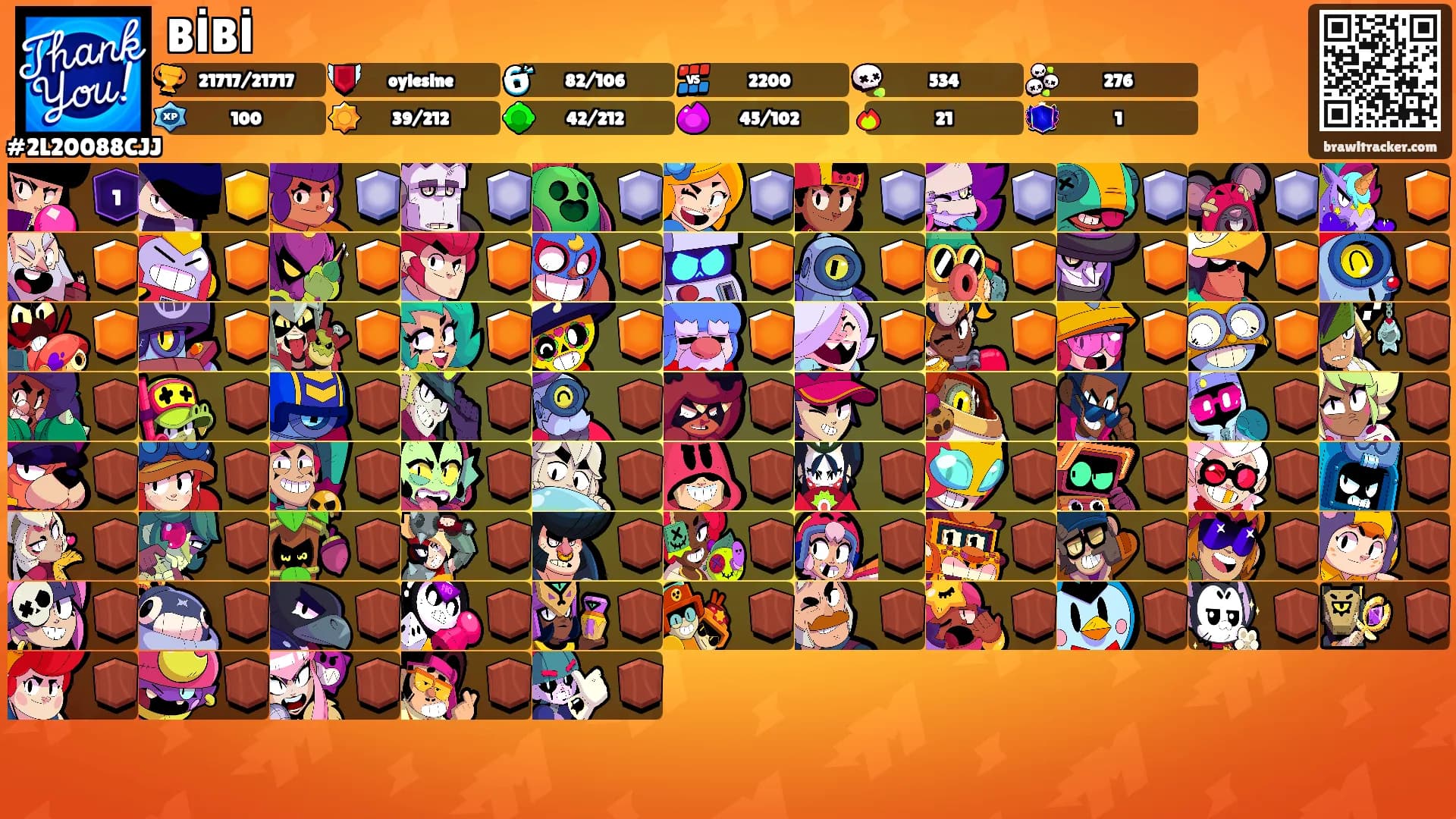 BİBİ's Ranks