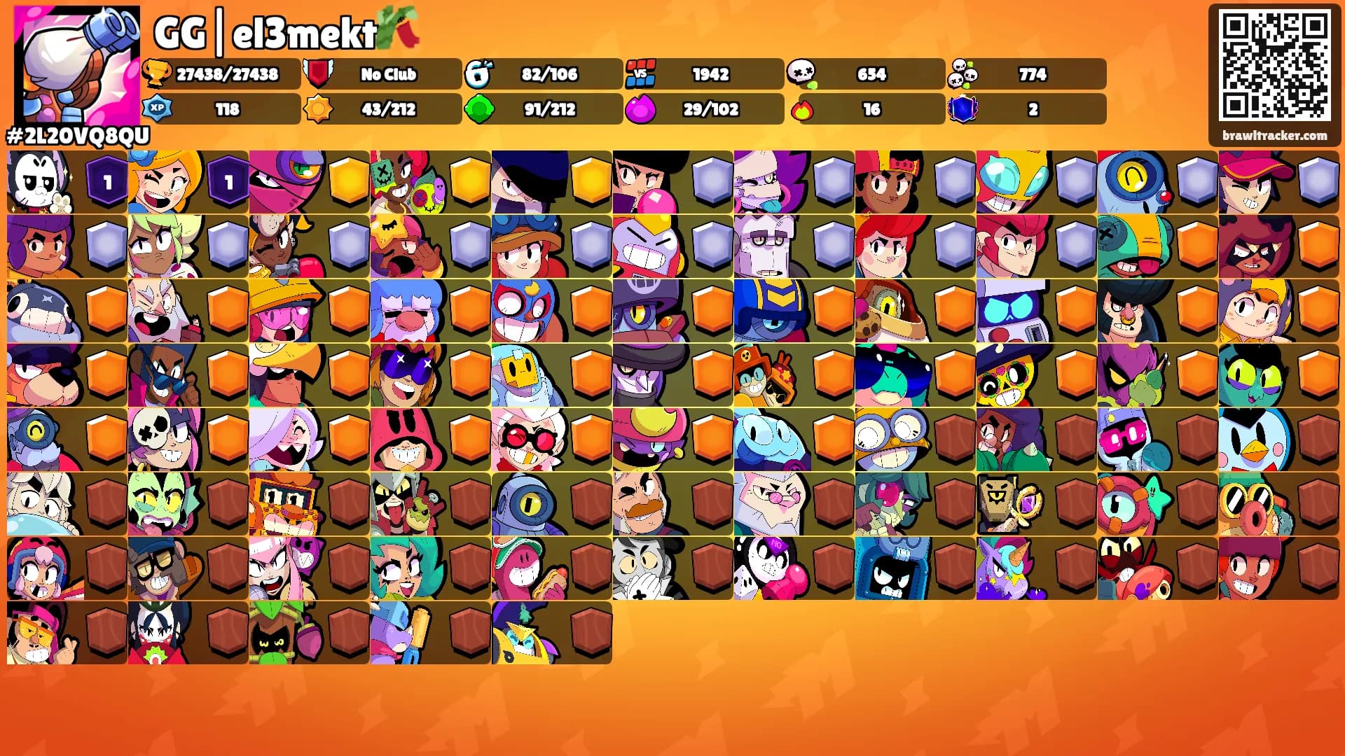 GG|el3mekt🎋's Ranks