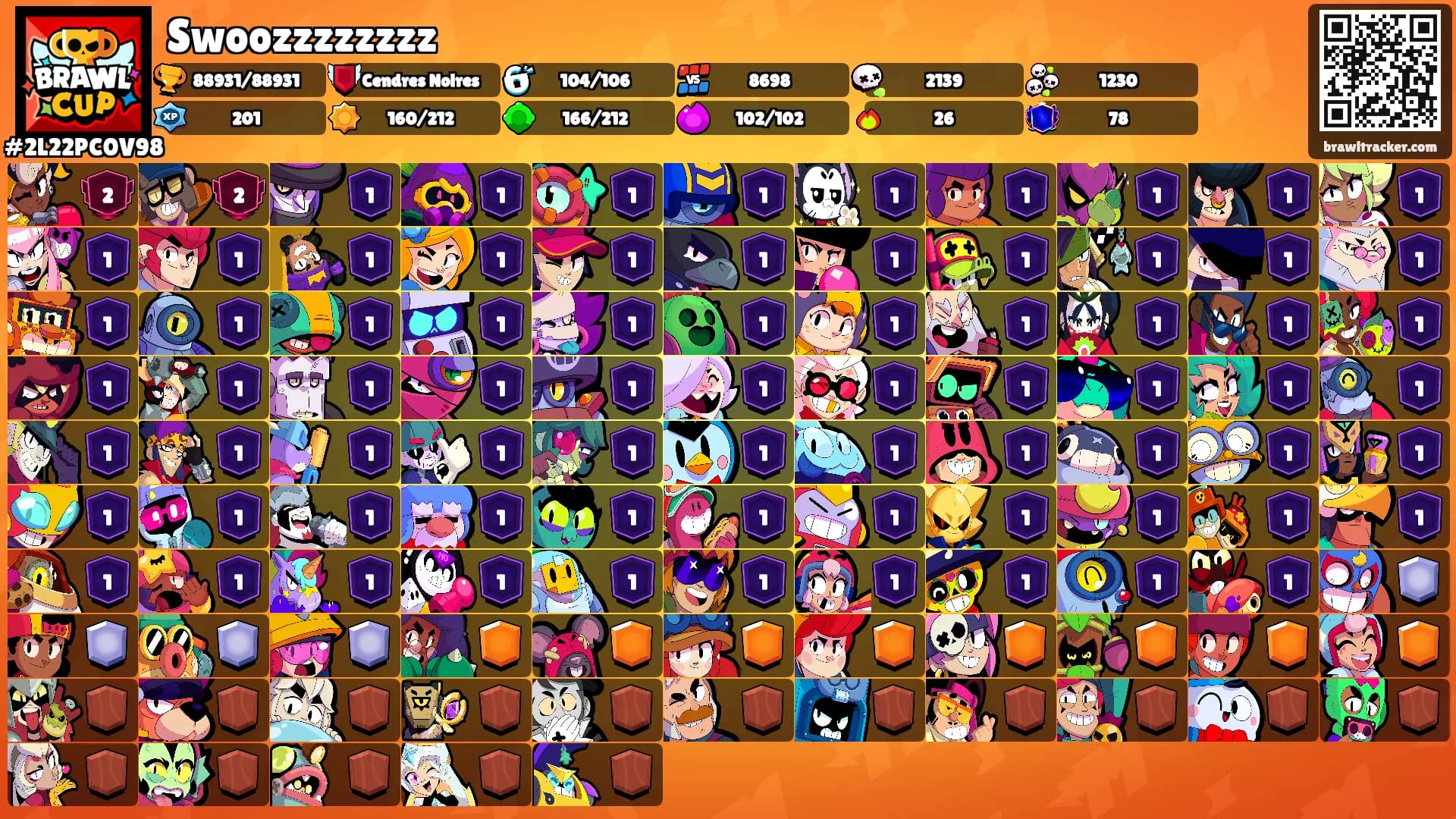 Swoozzzzzzzz's Ranks