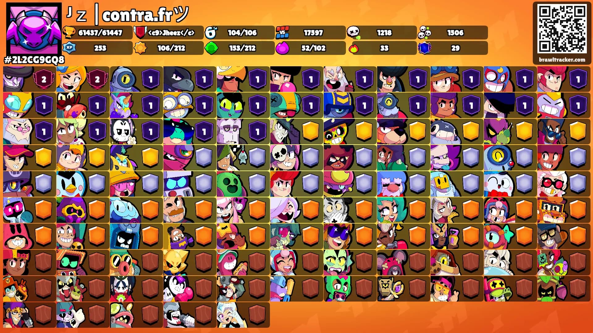 ᴶｚ|contra.frツ's Ranks