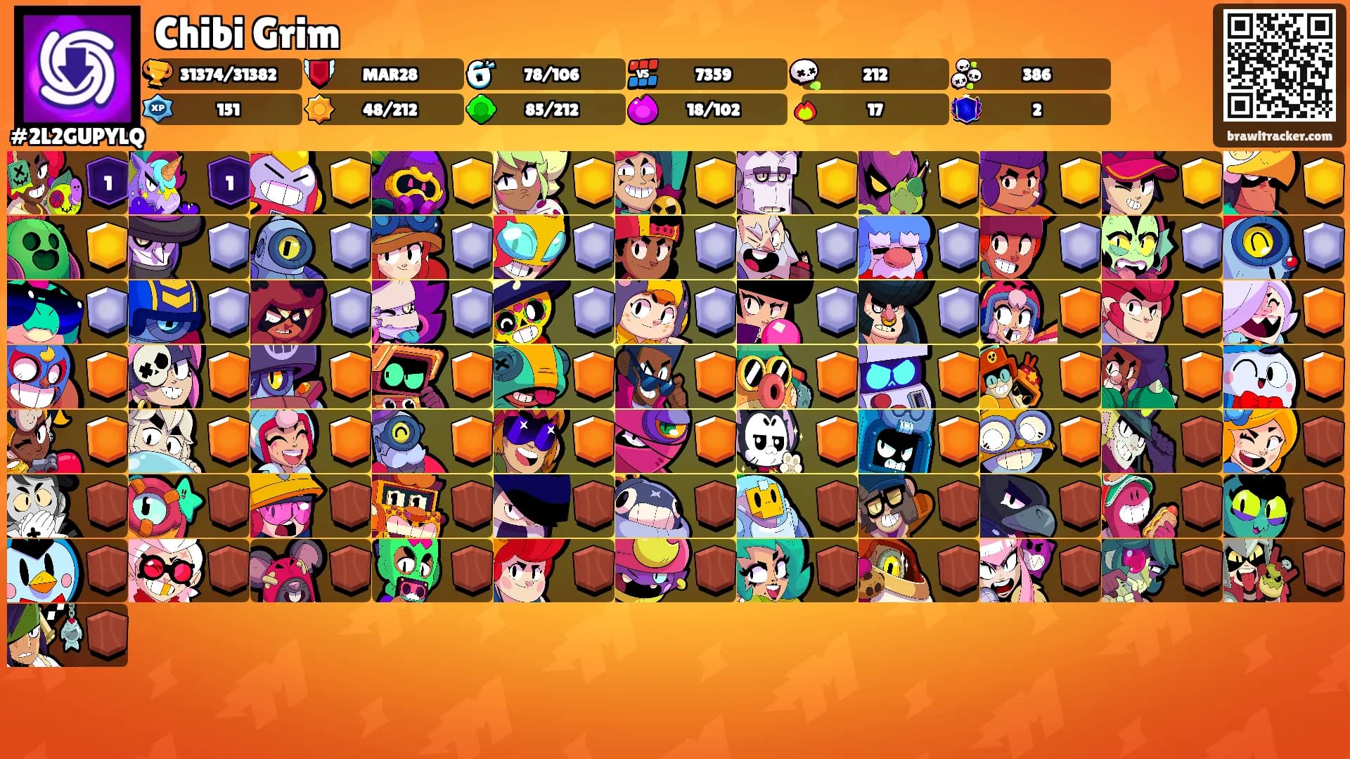 Chibi Grim's Ranks
