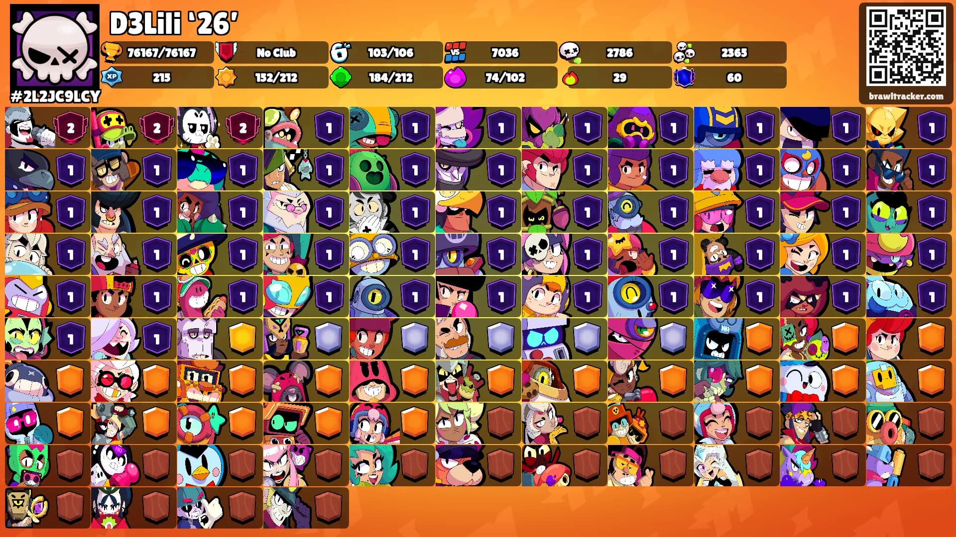 D3Lili ‘26’'s Ranks