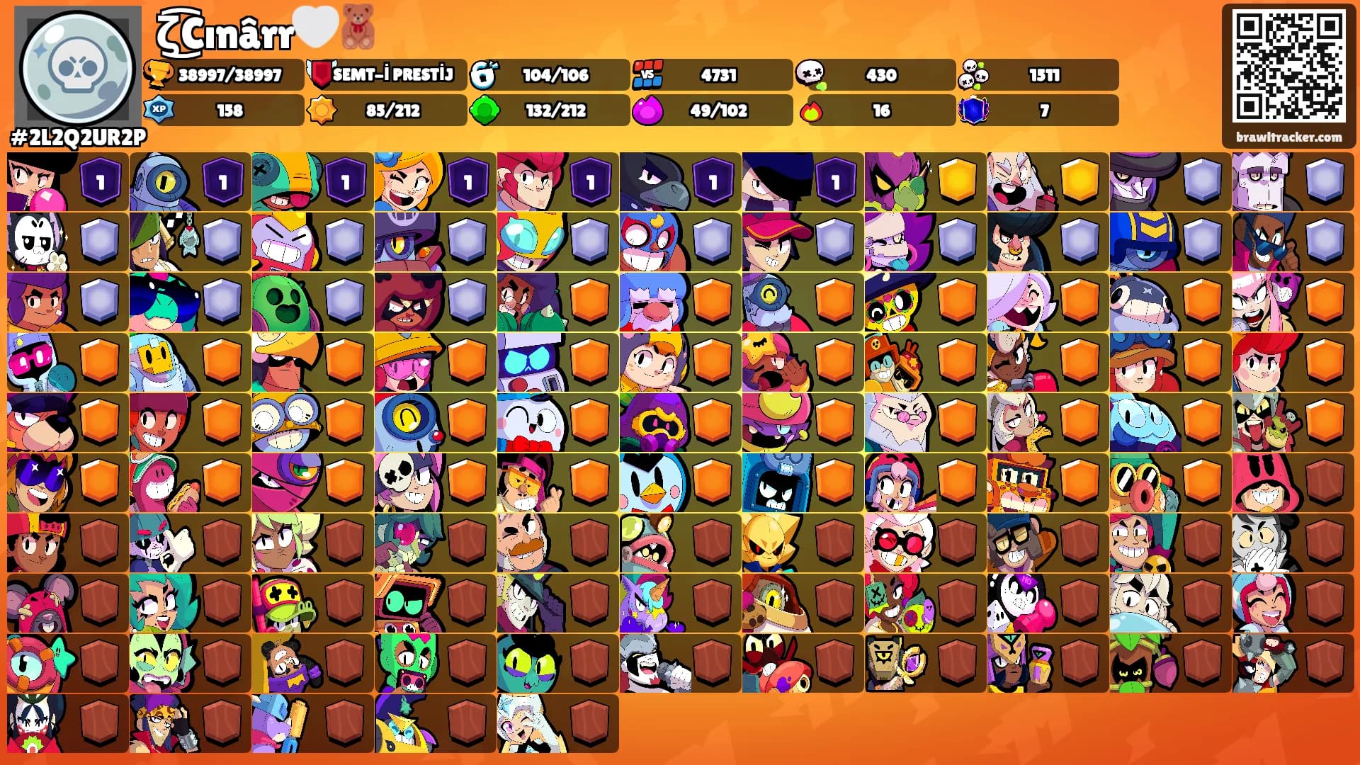 ζ͜͡Cınârr🤍🧸's Ranks
