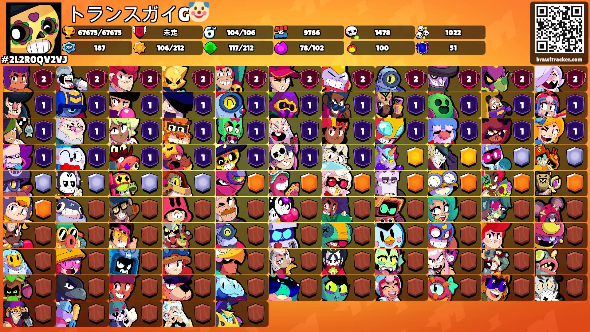 トランスガイG🤡's Ranks