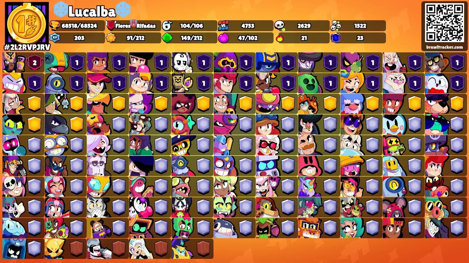 ❄️Lucalba❄️'s Ranks