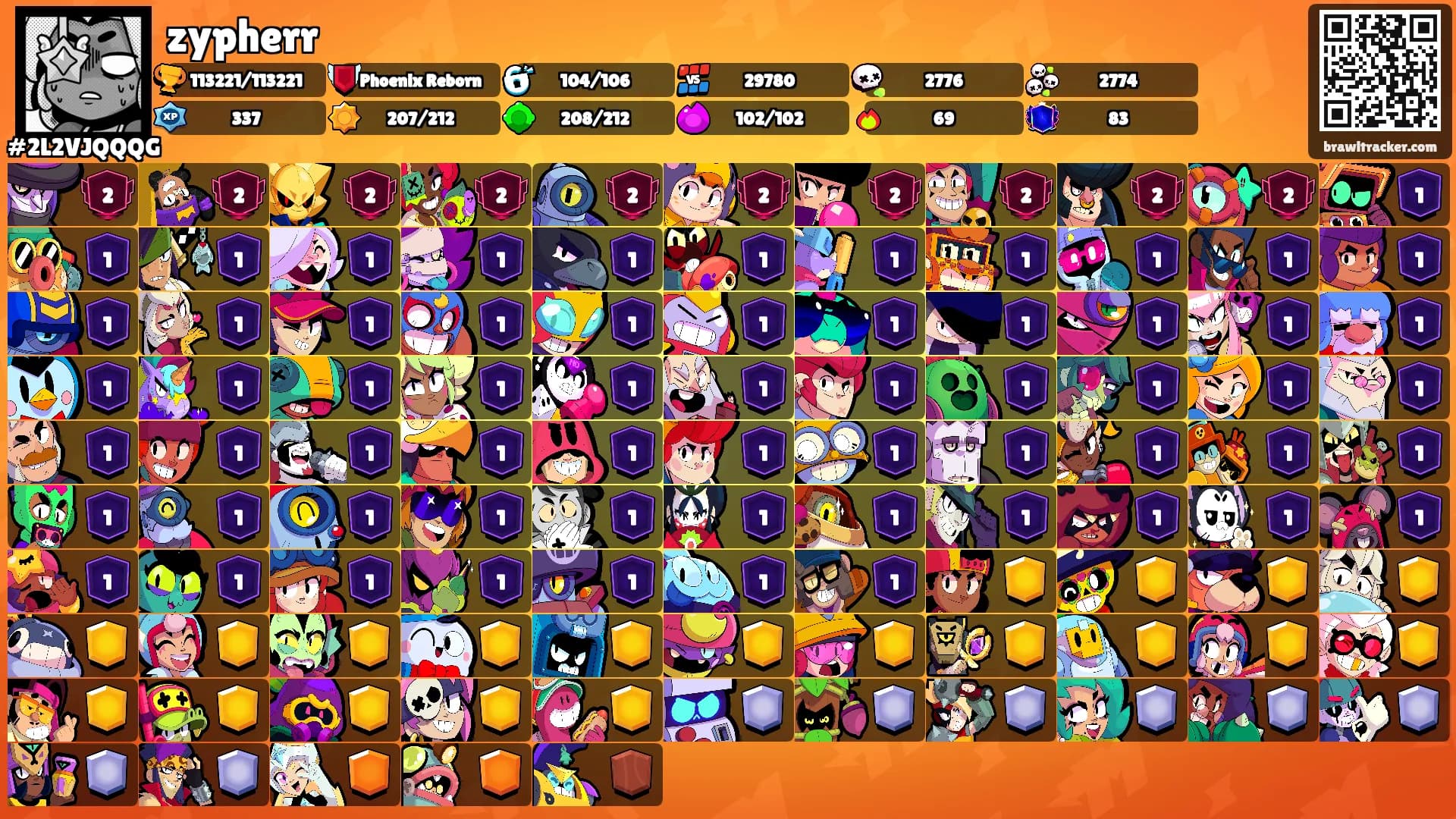 zypherr's Ranks