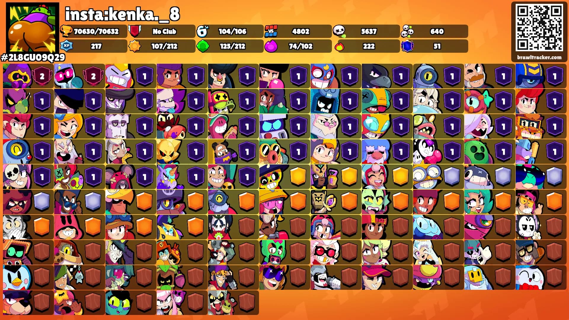 insta:kenka._8's Ranks