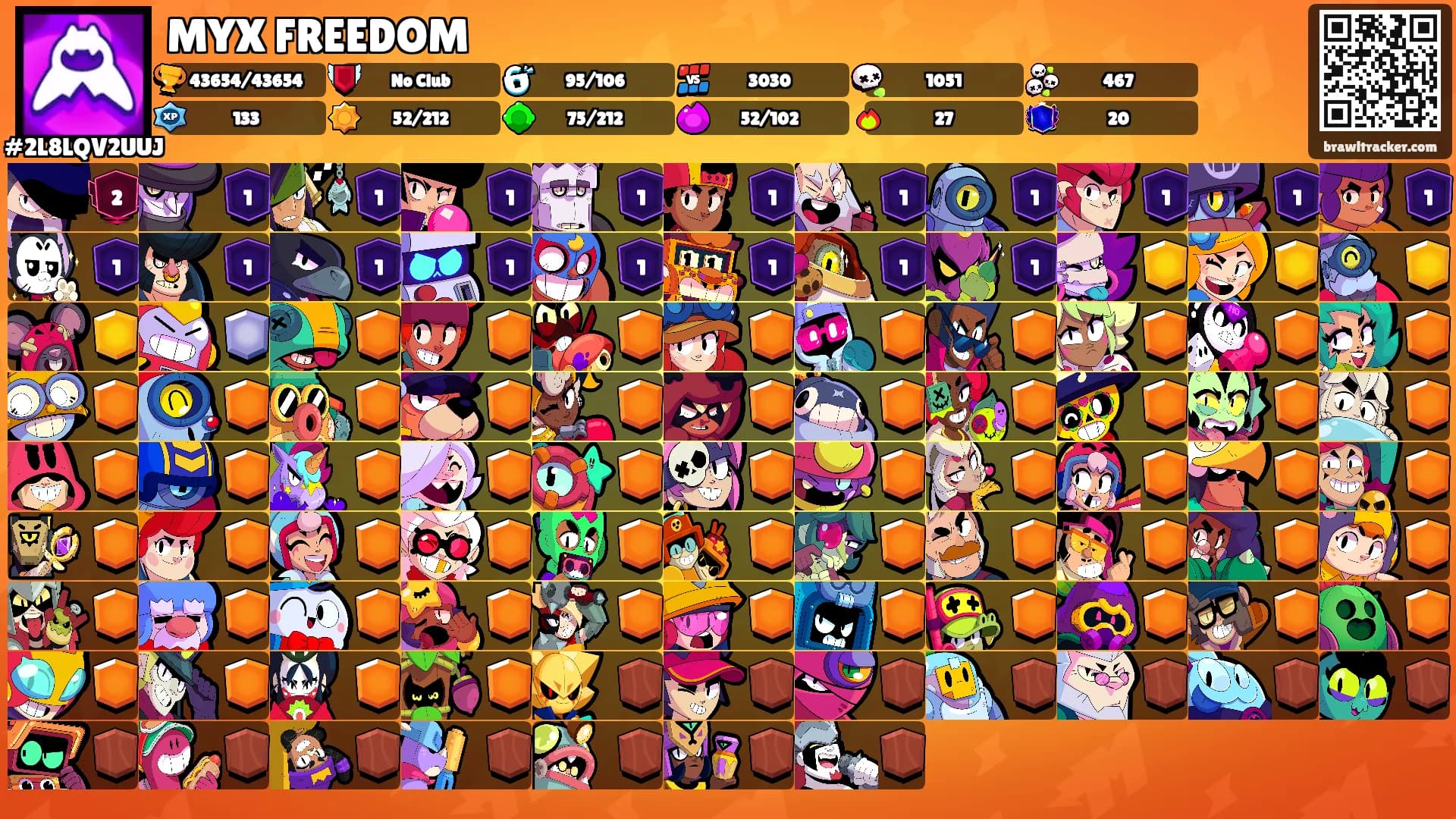 MYX FREEDOM's Ranks