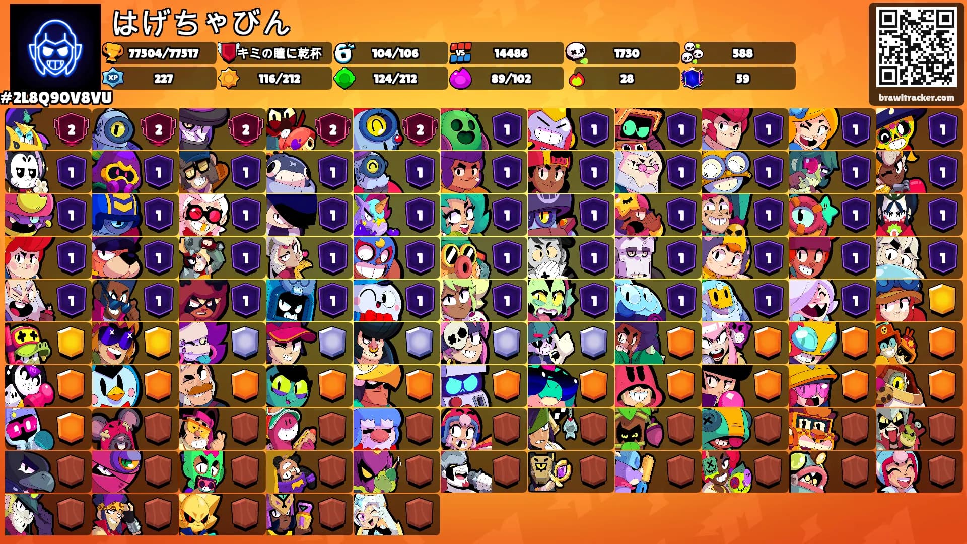 はげちゃびん's Ranks