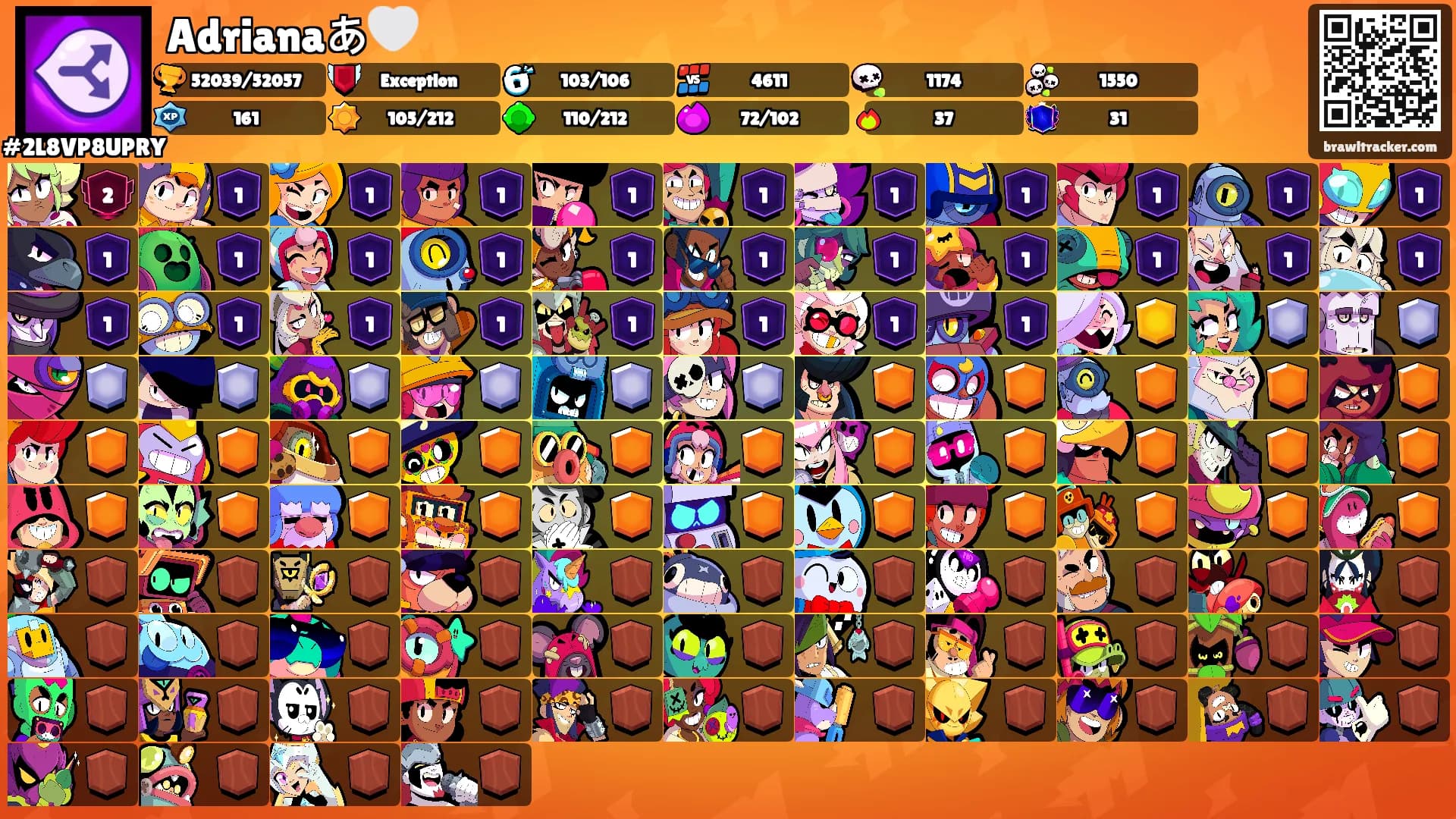 Adrianaあ🤍's Ranks