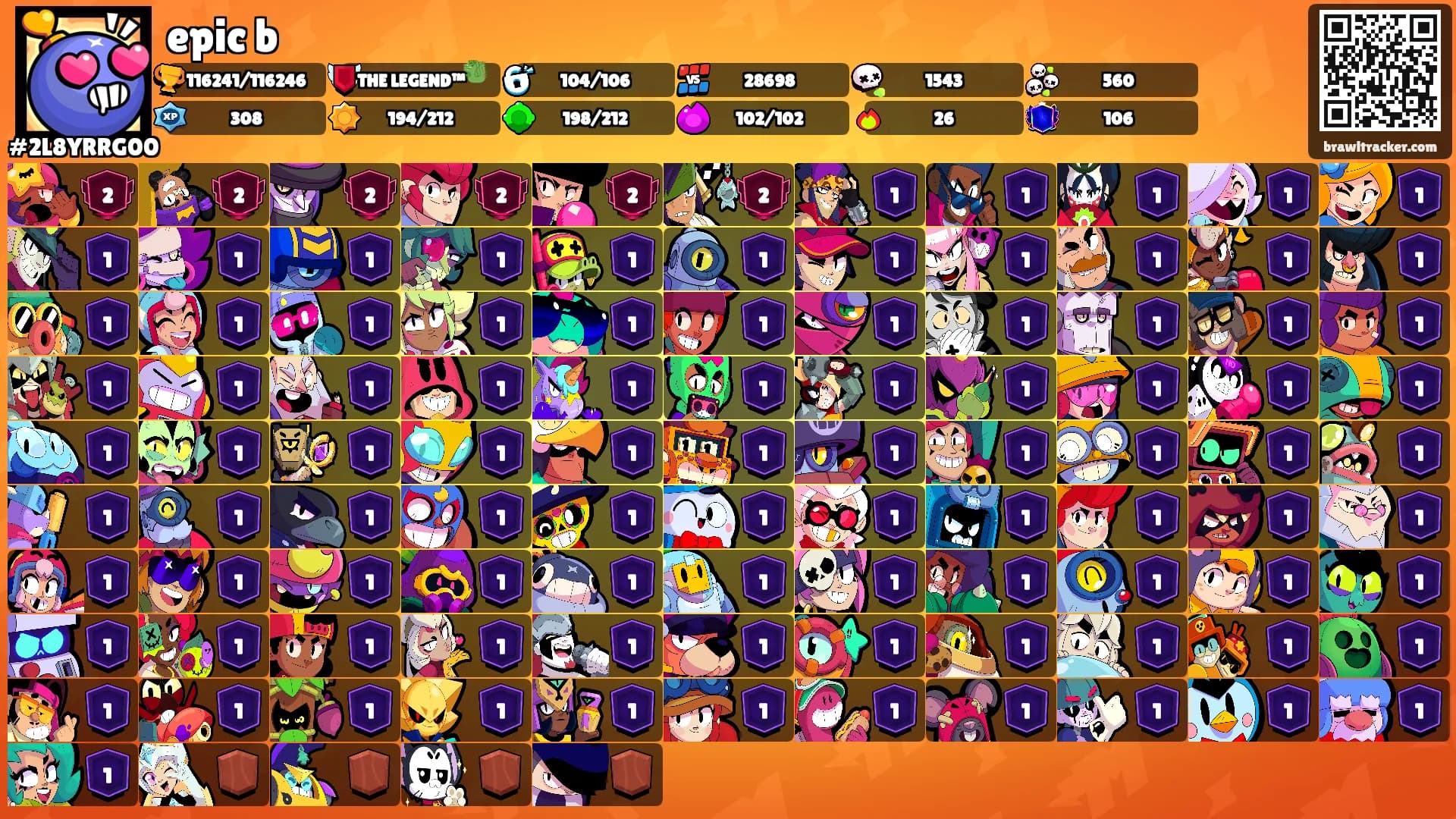 epic b's Ranks