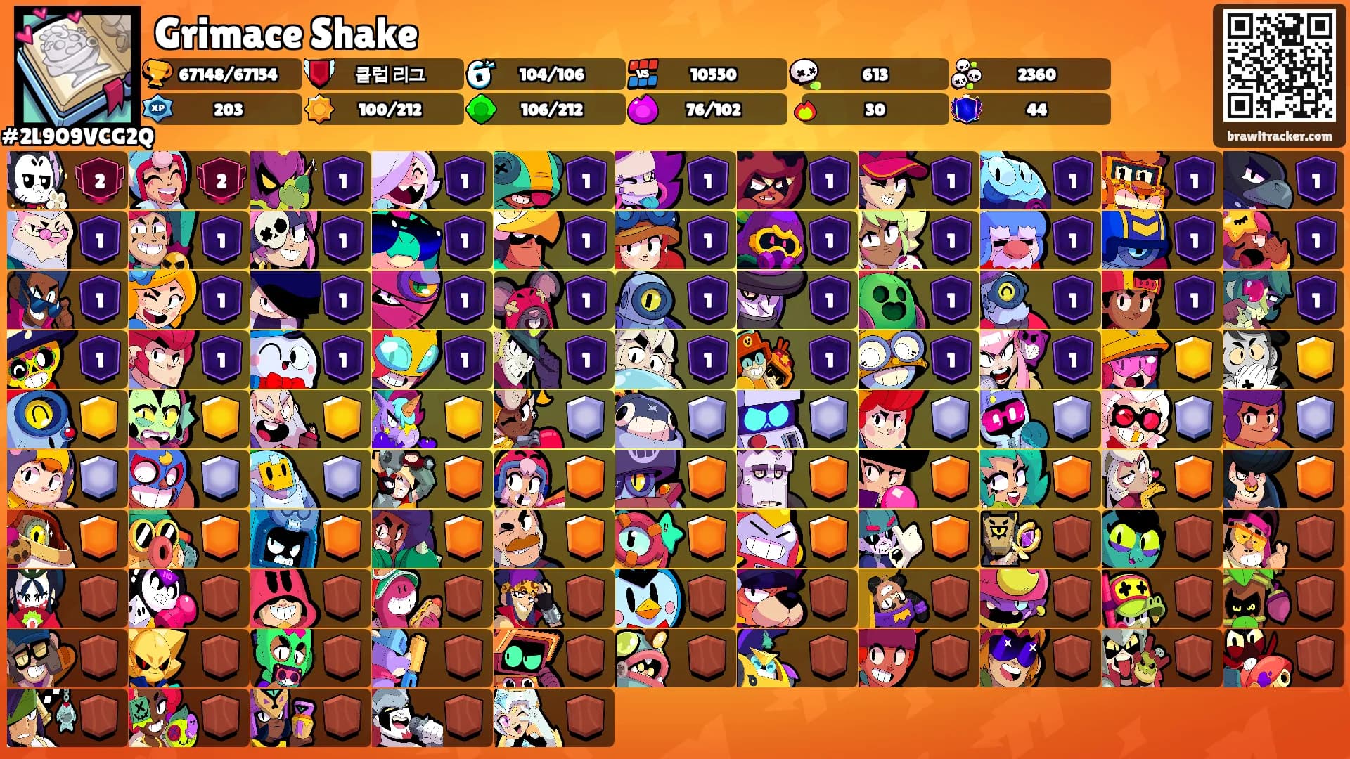 Grimace Shake's Ranks