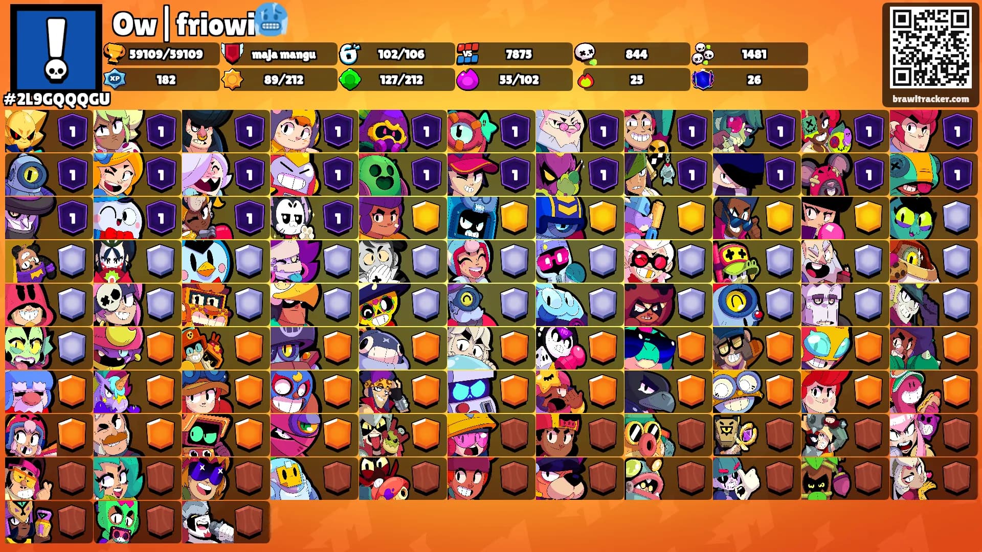 Ow|friowi🥶's Ranks