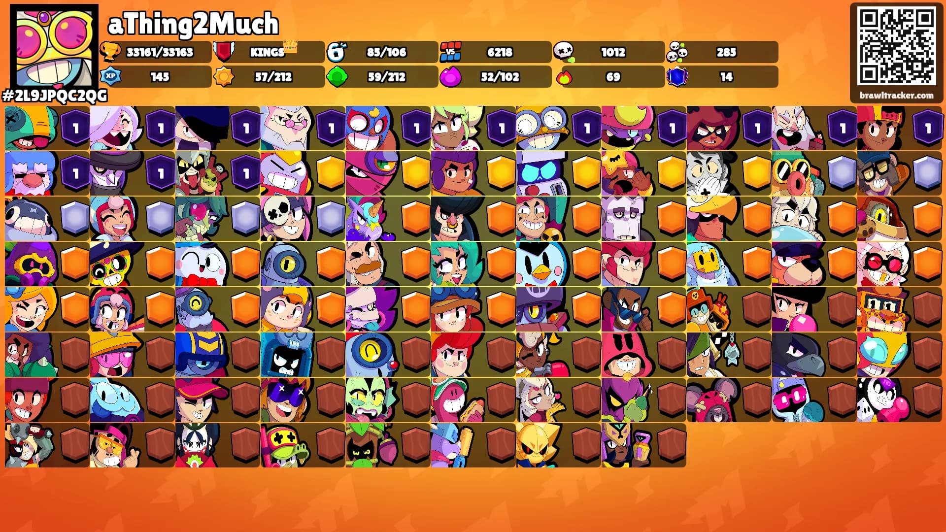 aThing2Much's Ranks