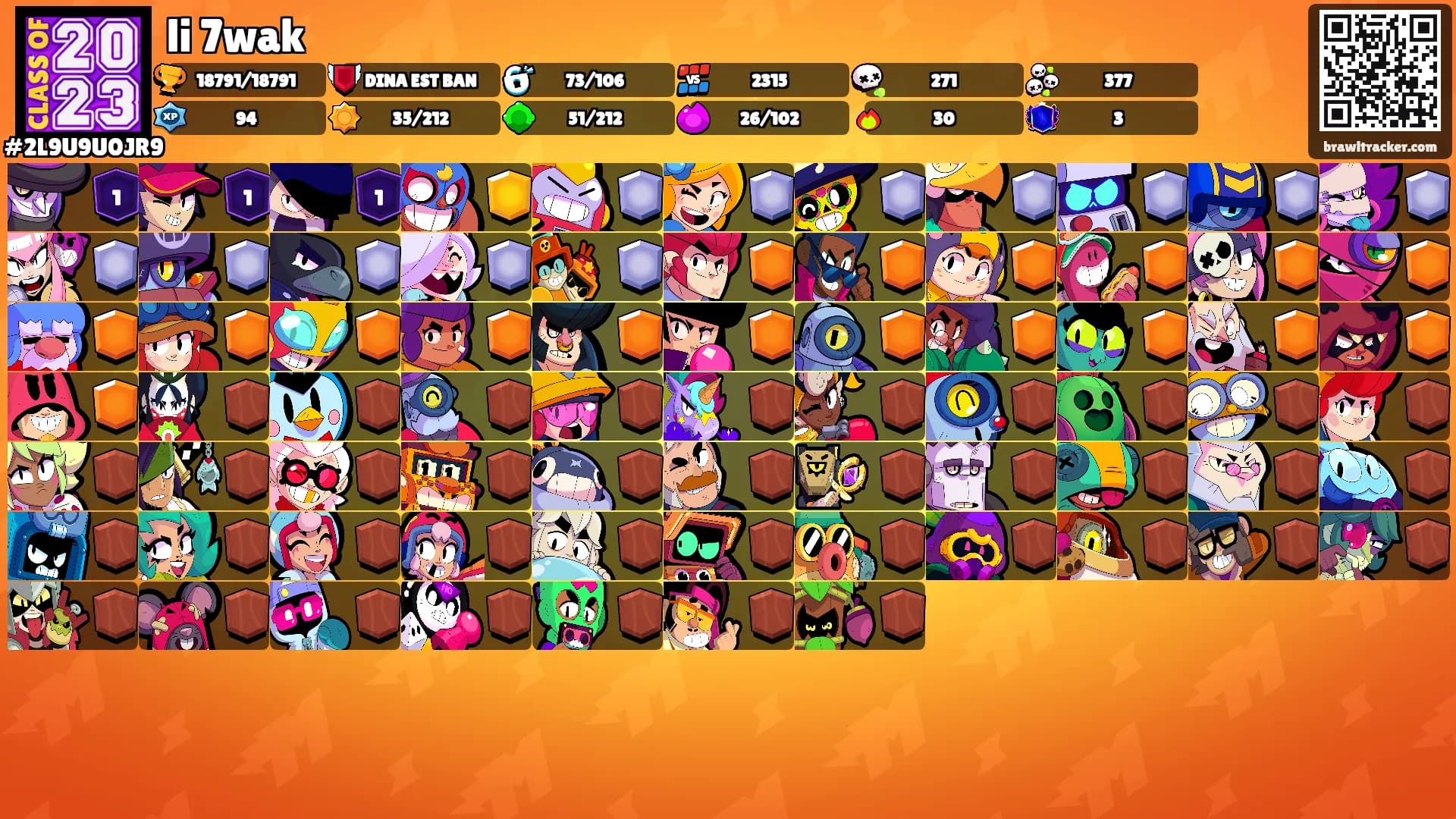 li 7wak's Ranks