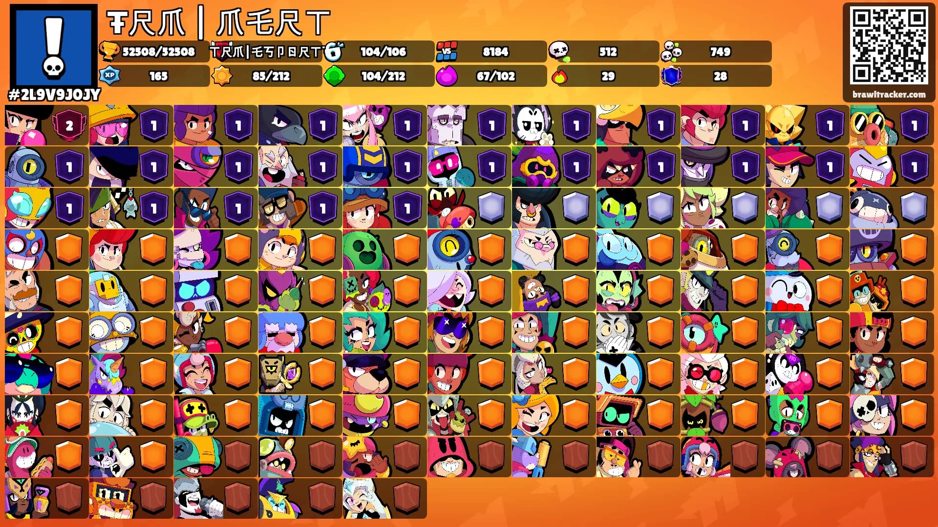 Ŧ尺爪 | 爪乇尺ㄒ's Ranks