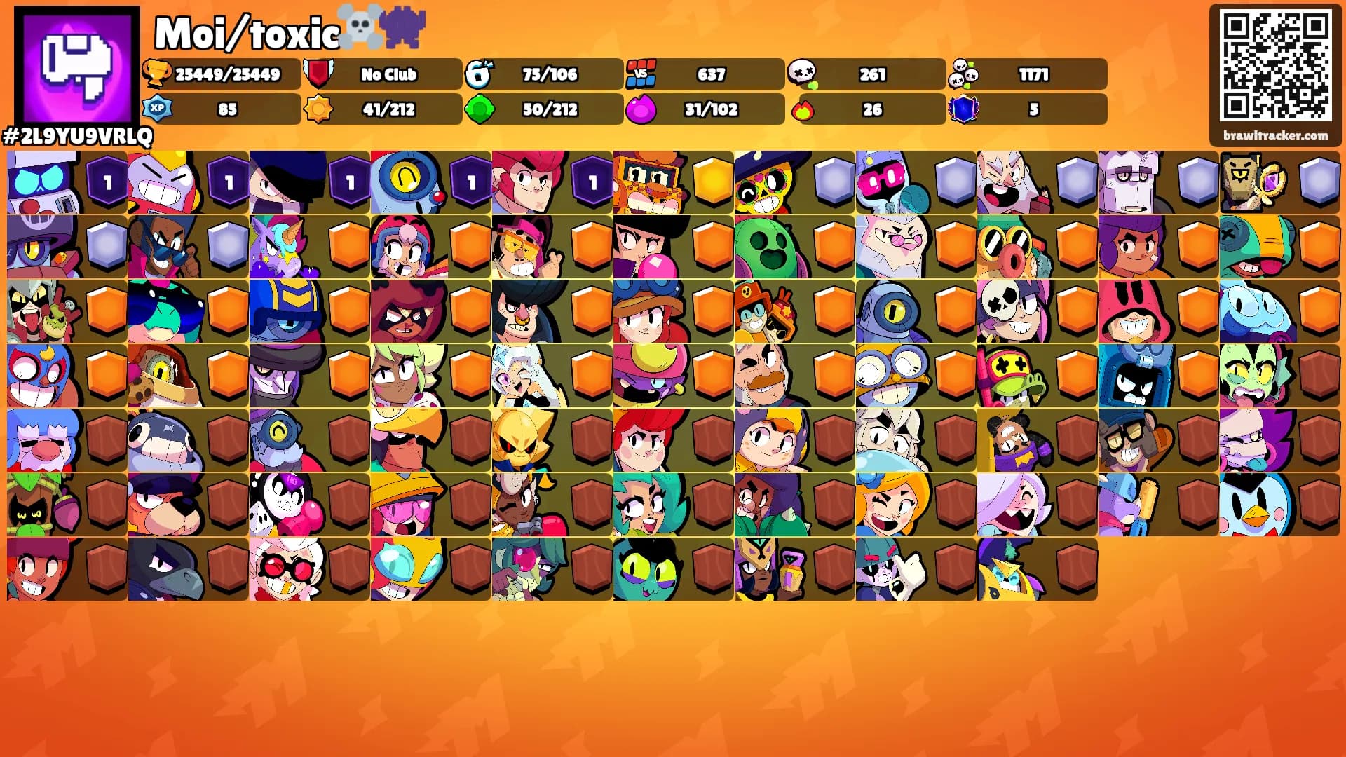 Moi/toxic☠️👾's Ranks