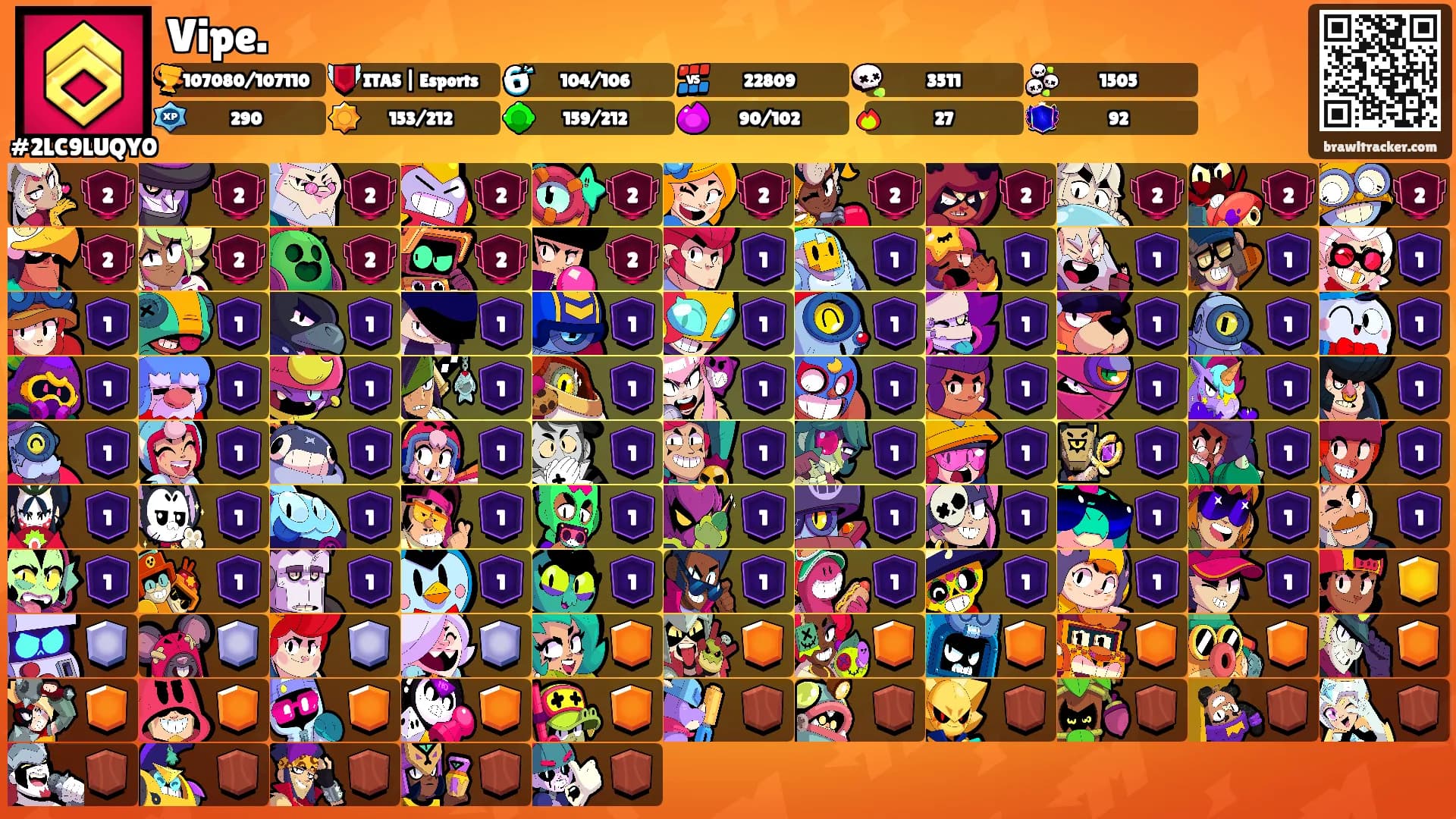 Vipe.'s Ranks