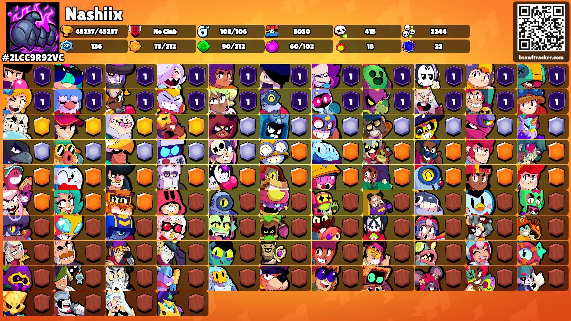Nashiix's Ranks
