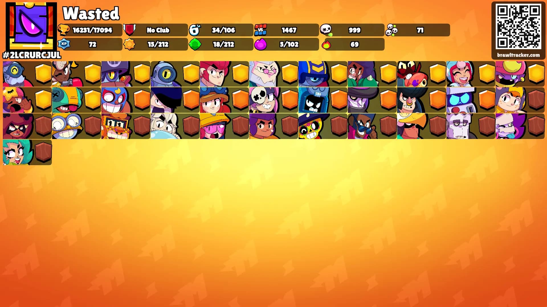 Wasted's Ranks