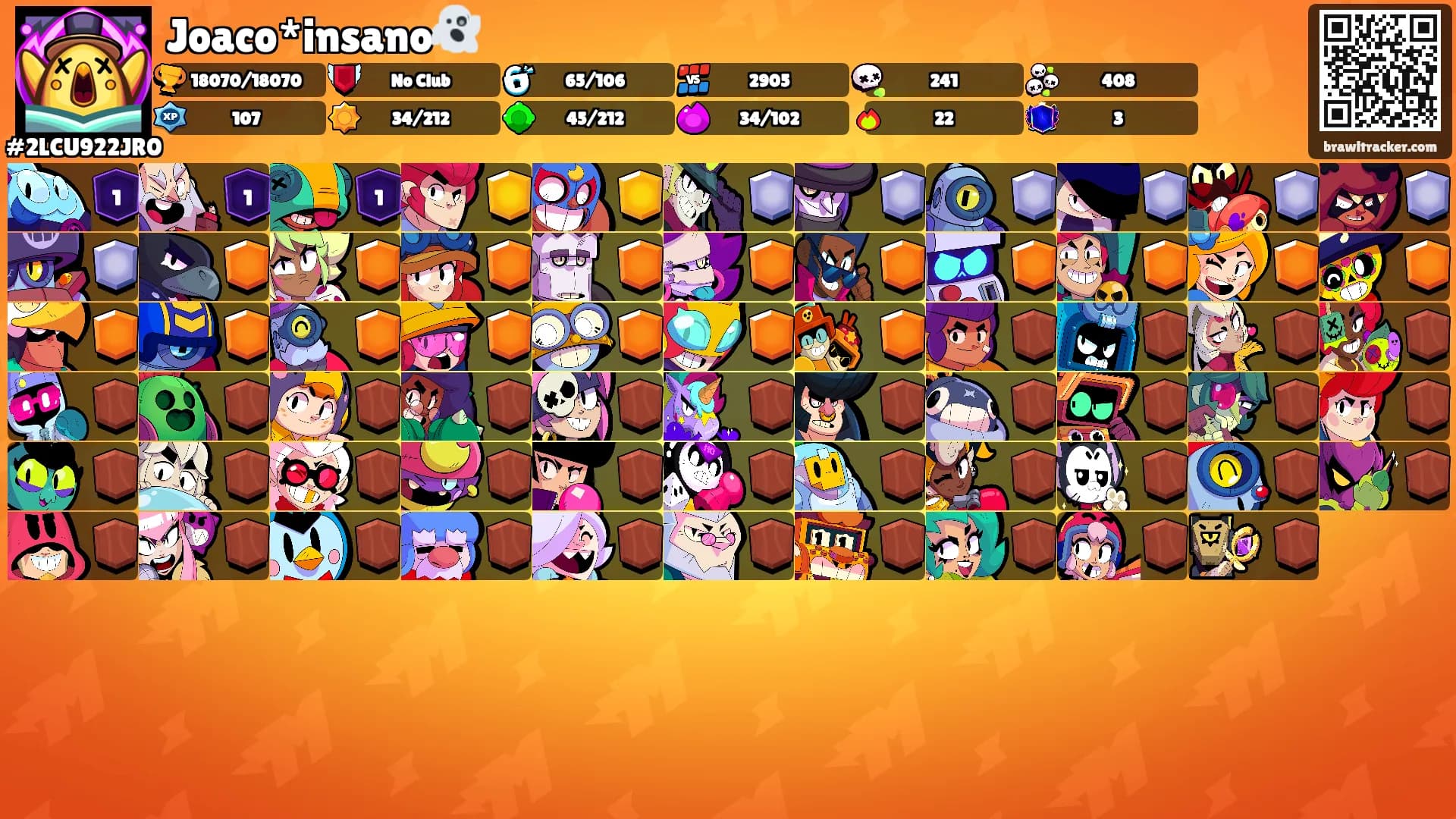 Joaco*insano👻's Ranks