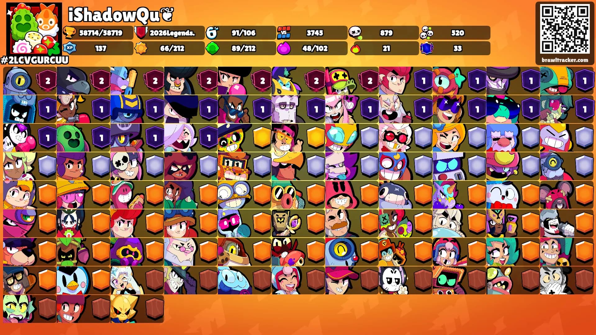 iShadowQu❦'s Ranks