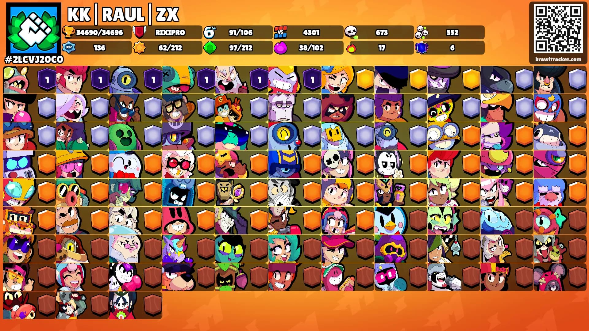 KK|RAUL|ZX's Ranks