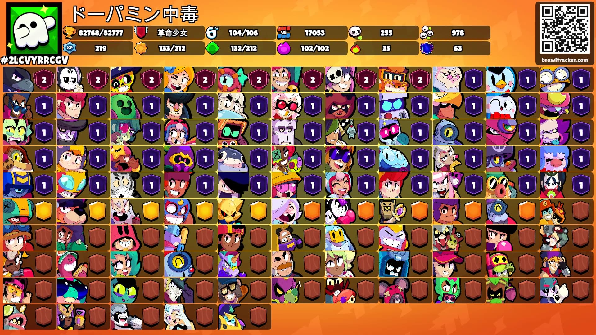 ドーパミン中毒's Ranks