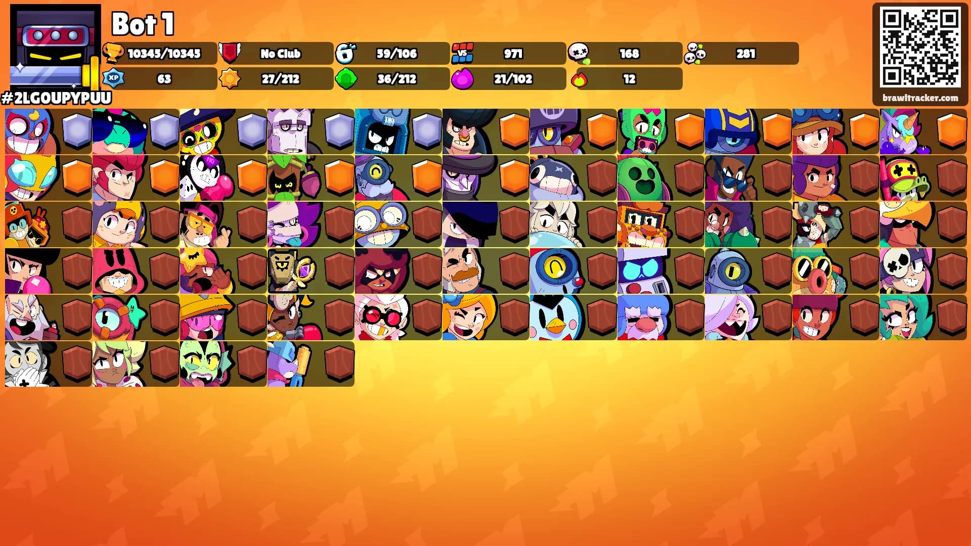 Bot 1's Ranks