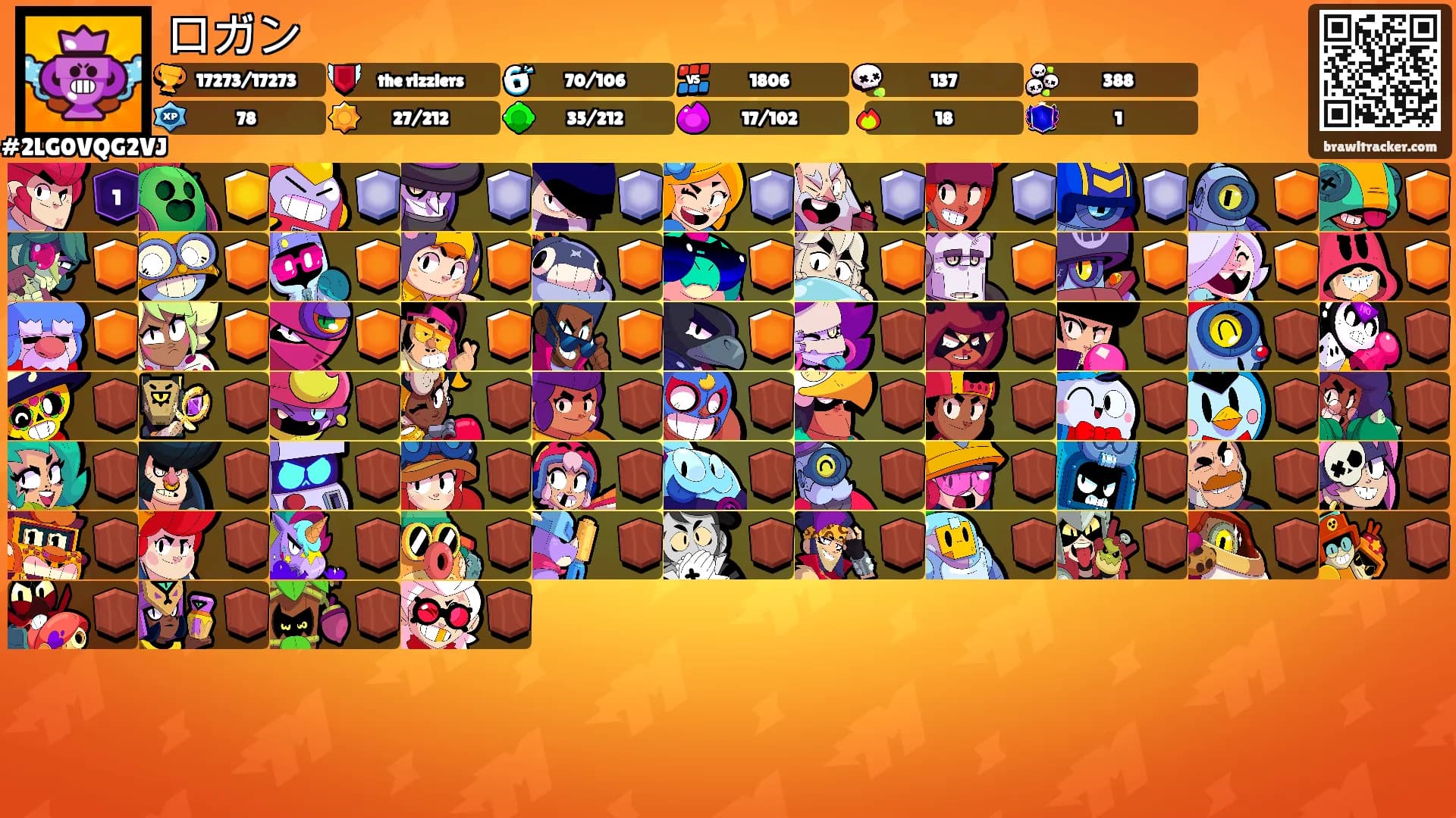 ロガン's Ranks