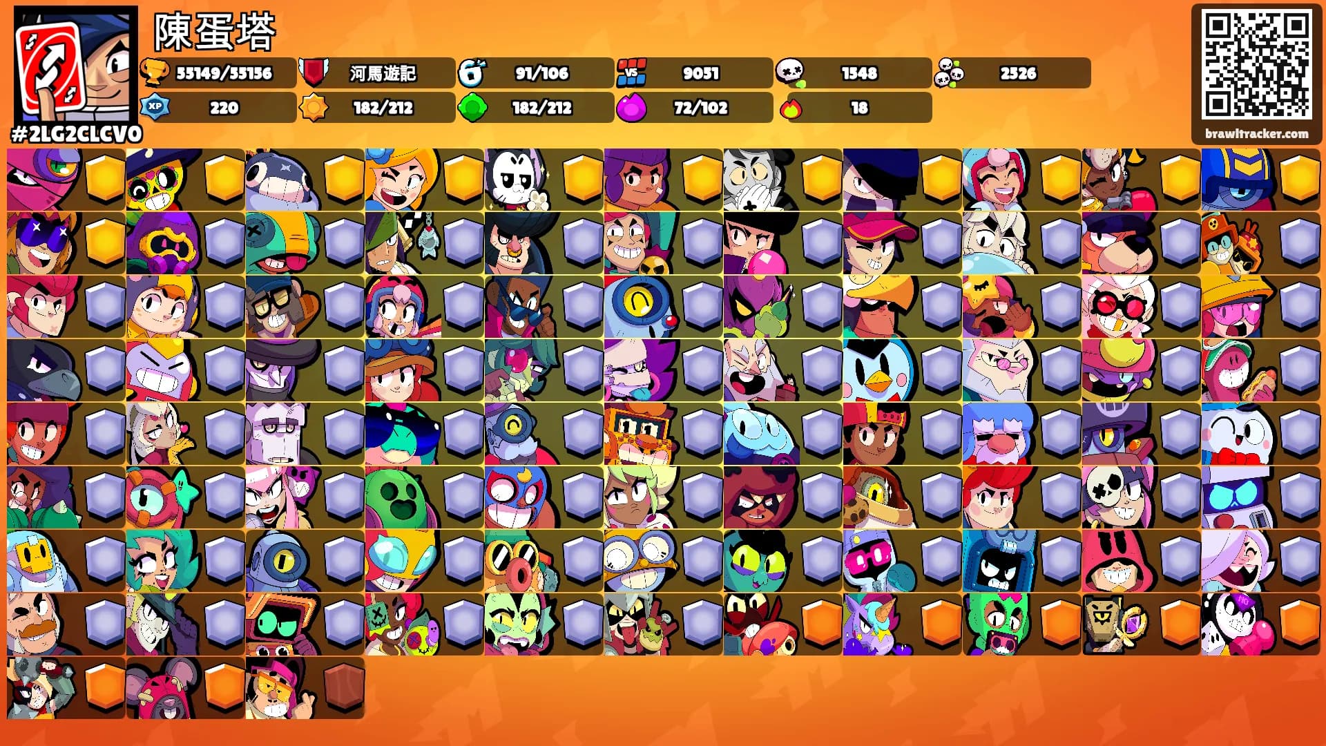 陳蛋塔's Ranks