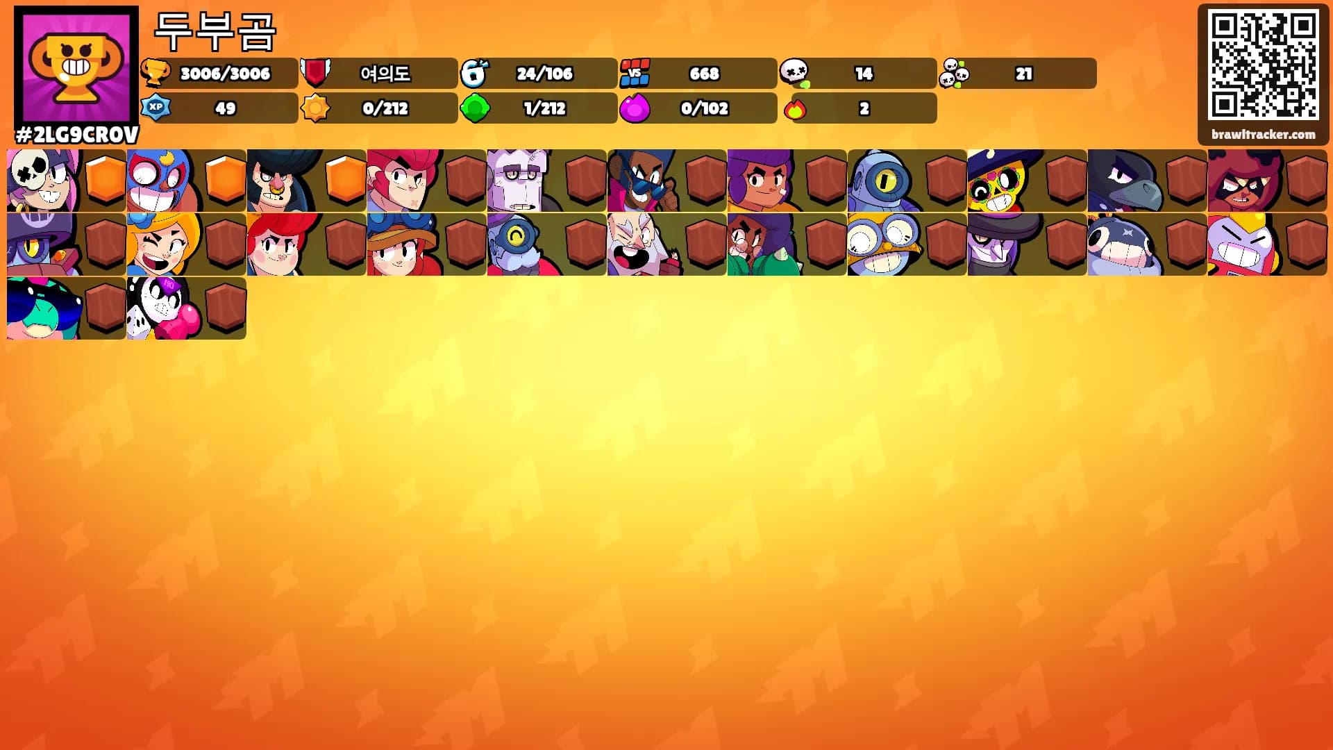 두부곰's Ranks