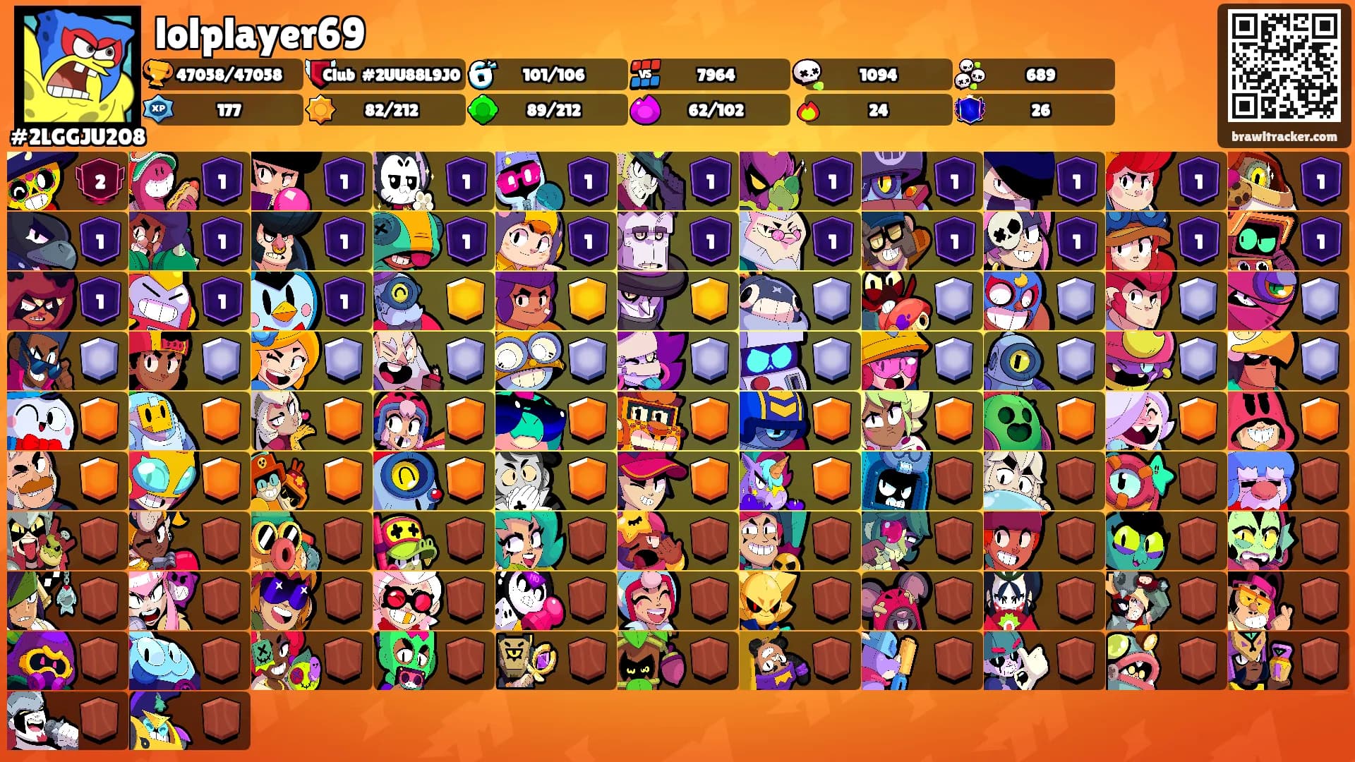 lolplayer69's Ranks